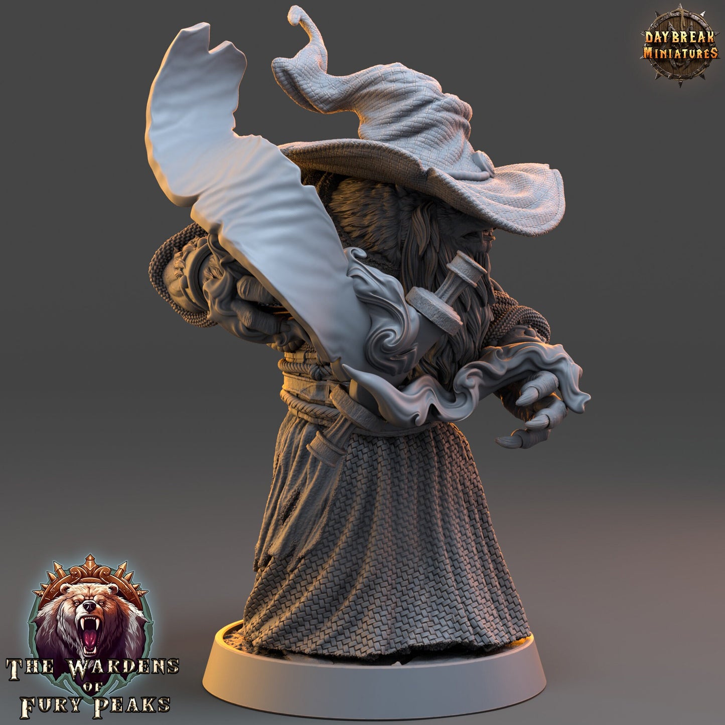 Kardarion Blizz Ursine | DayBreak Miniatures | Compatible with D&D/AOS | Fantasy | Tabletop
