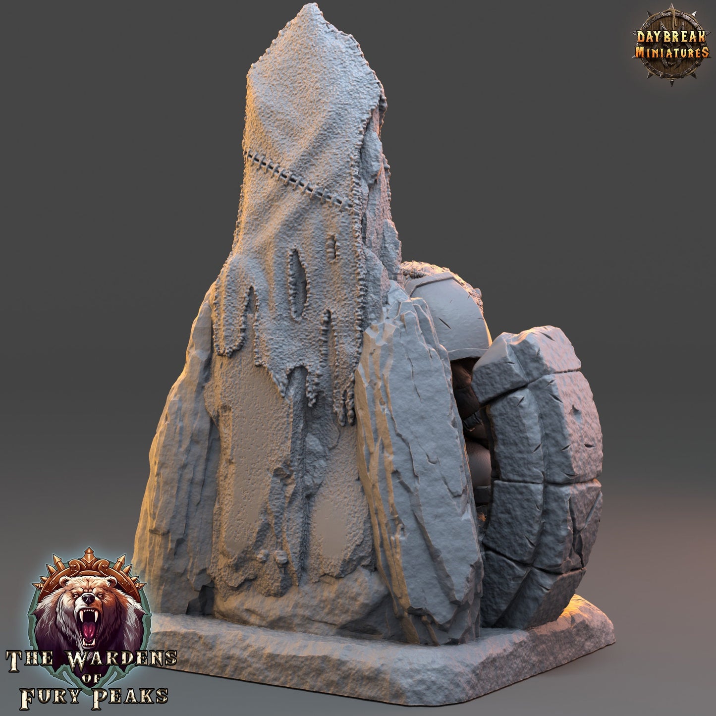 Kurts OverWarden Ursine | DayBreak Miniatures | Compatible with D&D/AOS | Fantasy | Tabletop