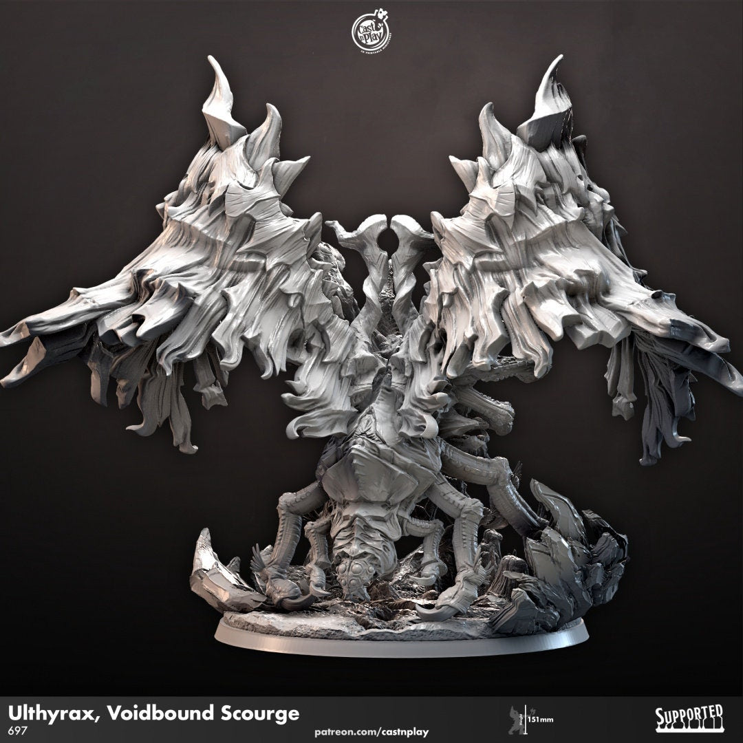 Ulthyrax Voidbound Scourge | CastnPlay | Compatible with D&D/AoS | Fantasy | Tabletop RPG