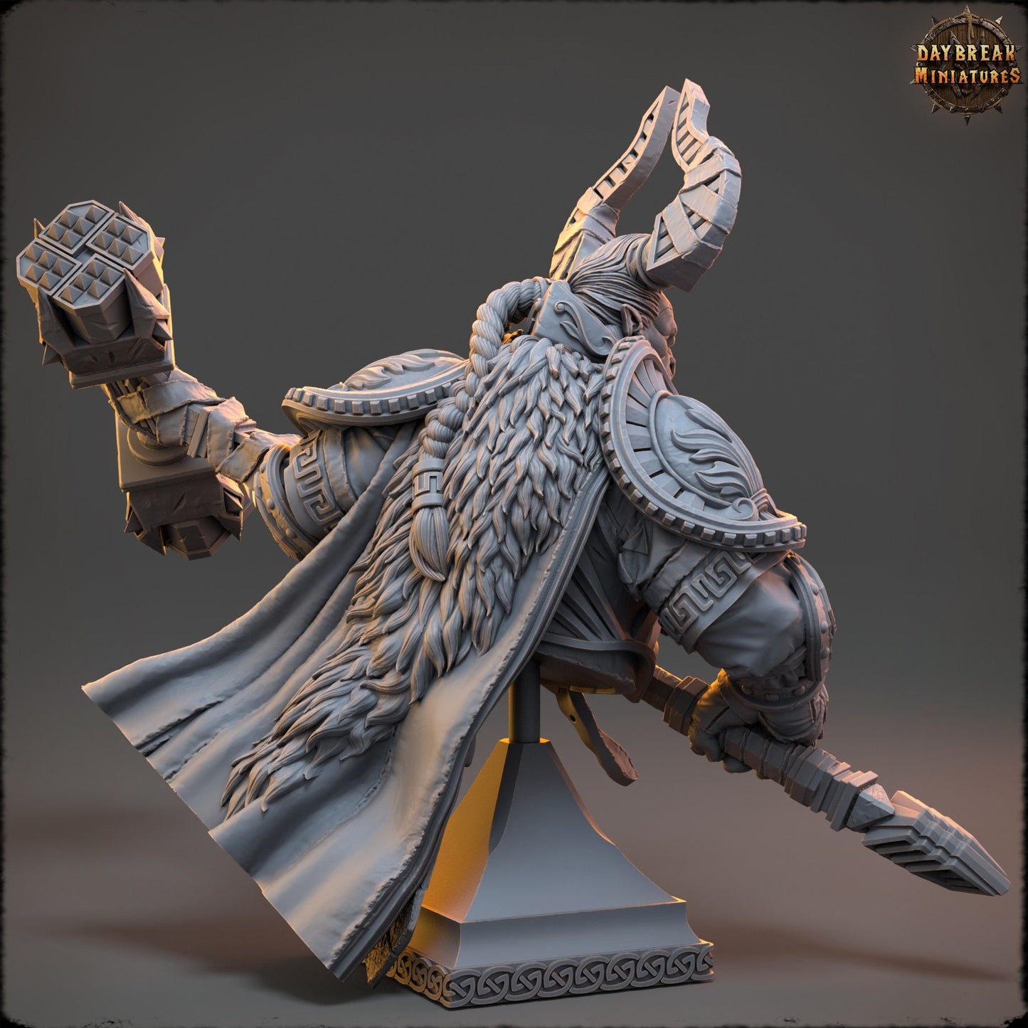 Gorden ShadowCaster Bust | DayBreak Miniatures | Compatible with D&D/AOS | Fantasy | Tabletop