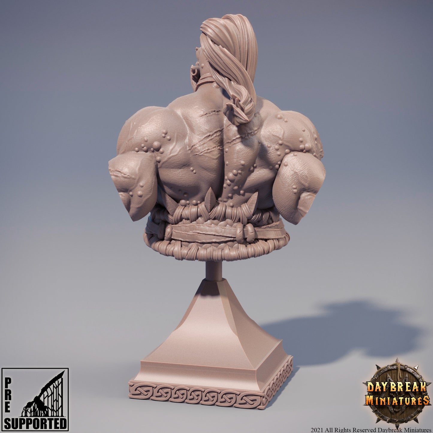 Hector Stumpfkant Bust | DayBreak Miniatures | Compatible with D&D/AOS | Fantasy | Tabletop