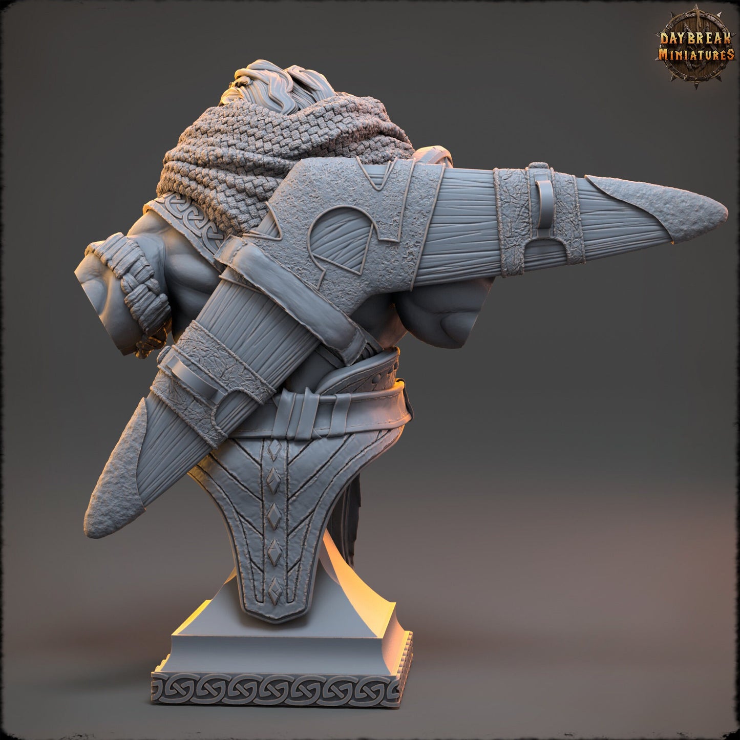 King Ghostfang Bust | DayBreak Miniatures | Compatible with D&D/AOS | Fantasy | Tabletop