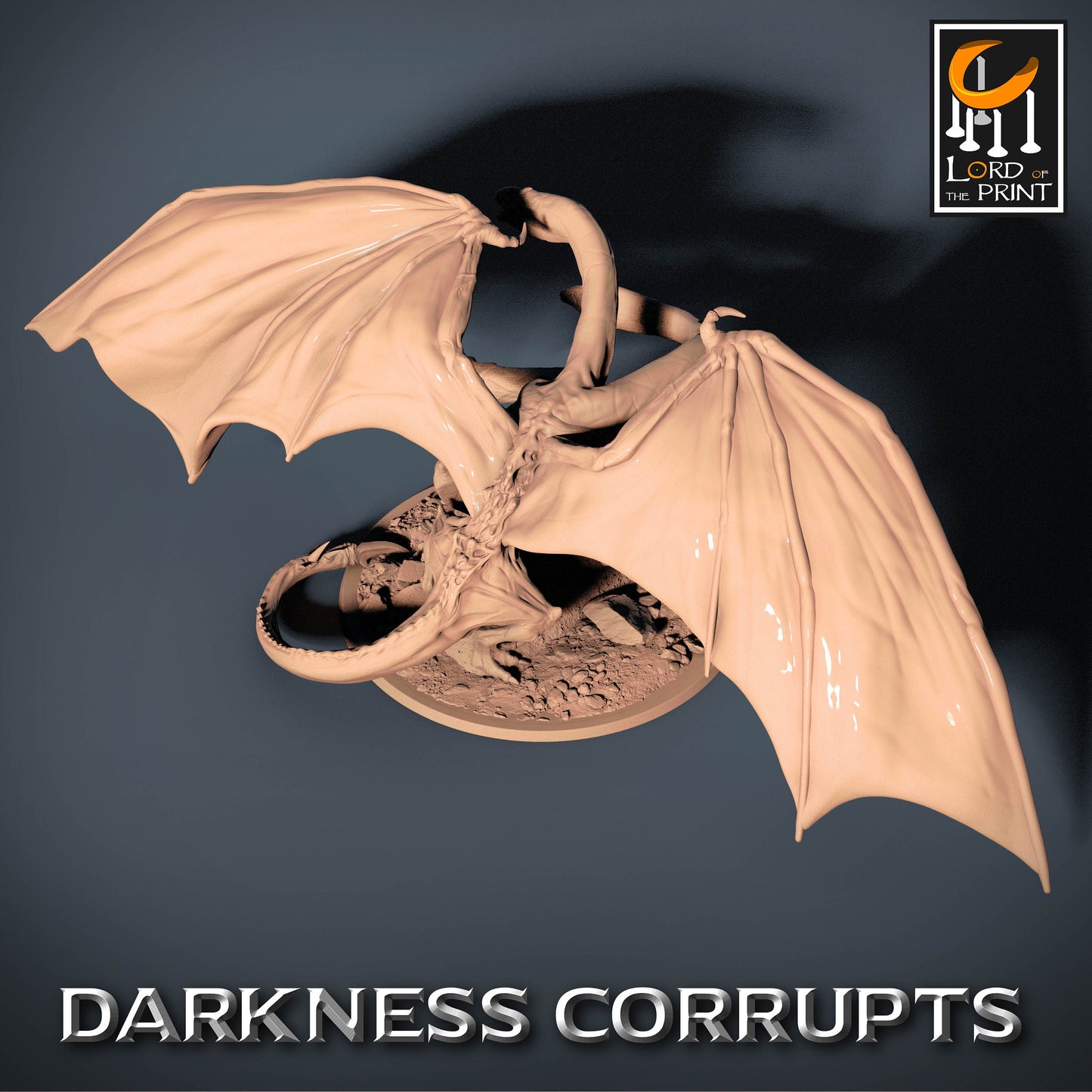 Hydra Three headed Dragon | Rescale Miniatures | Compatible with D&D/AoS | Fantasy | Tabletop RPG