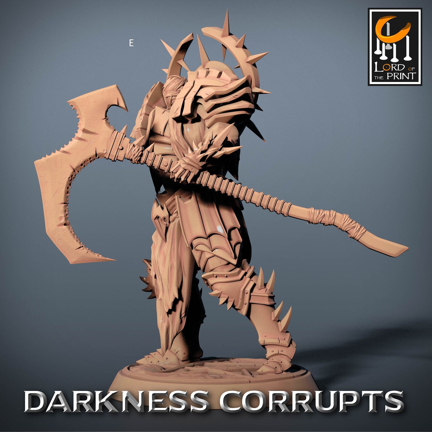 Dark Knight with Scythe | Rescale Miniatures | Compatible with D&D/AoS | Fantasy | Tabletop RPG