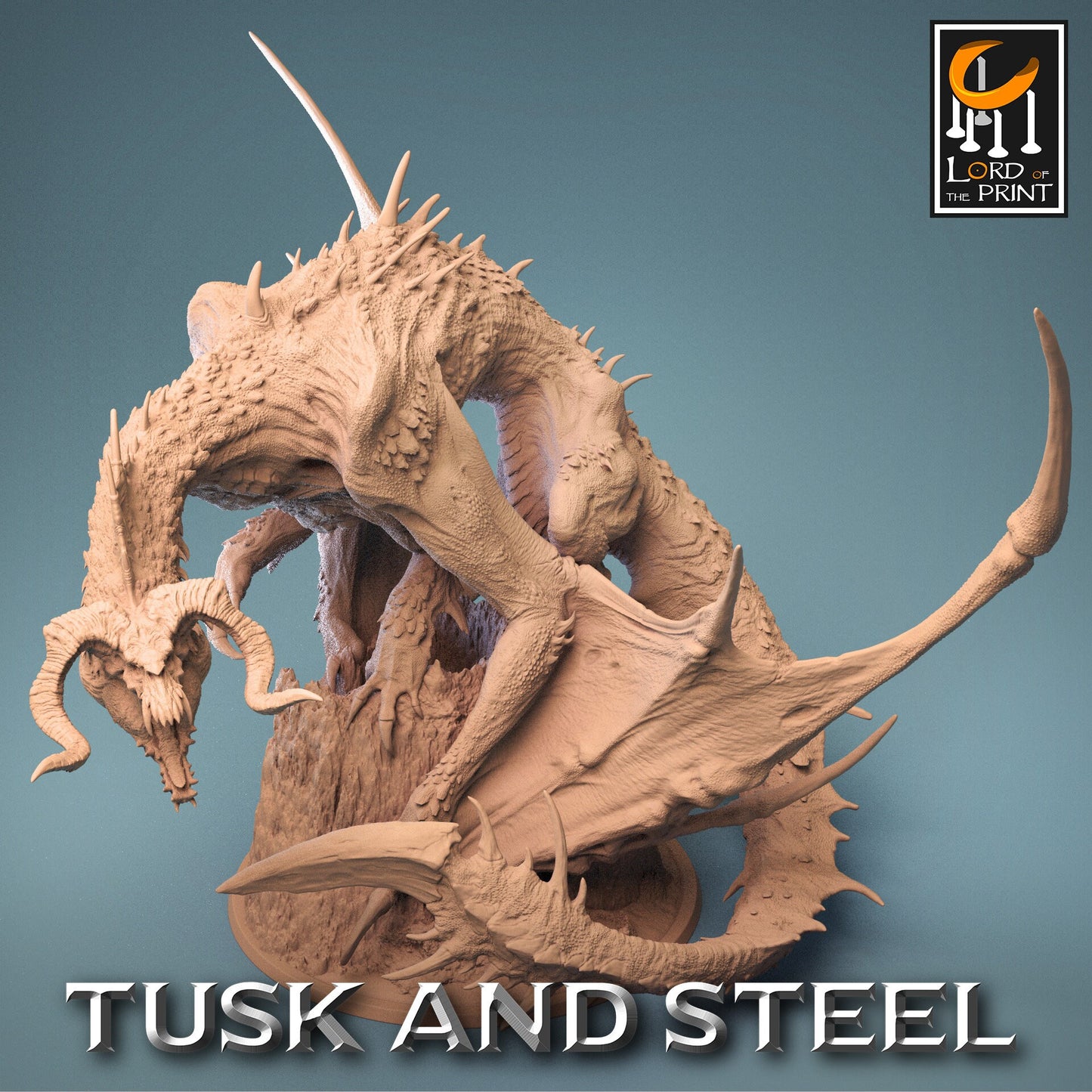 Black Dragon | Rescale Miniatures | Compatible with D&D/AoS | Fantasy | Tabletop RPG