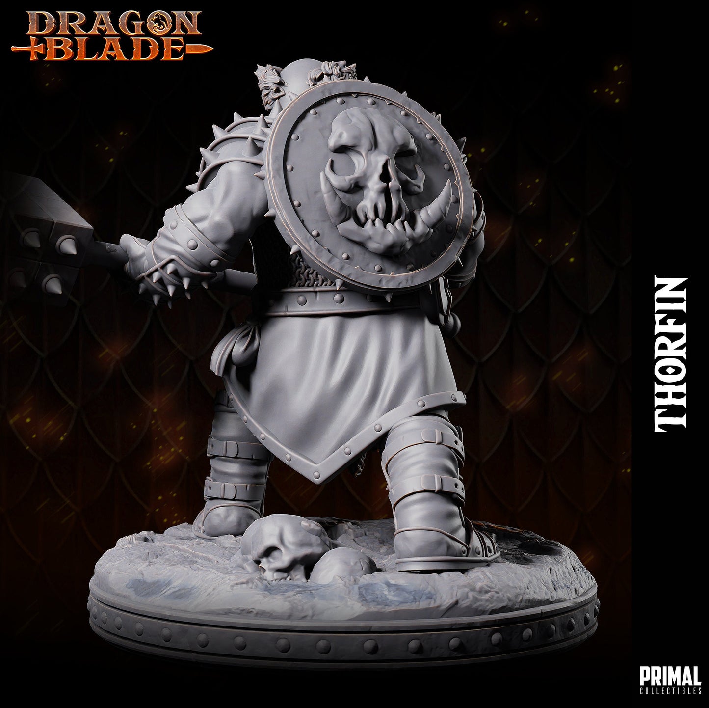 Chaos Dwarf Thorfin | Primal Collectibles | Compatible with D&D/AoS | Fantasy