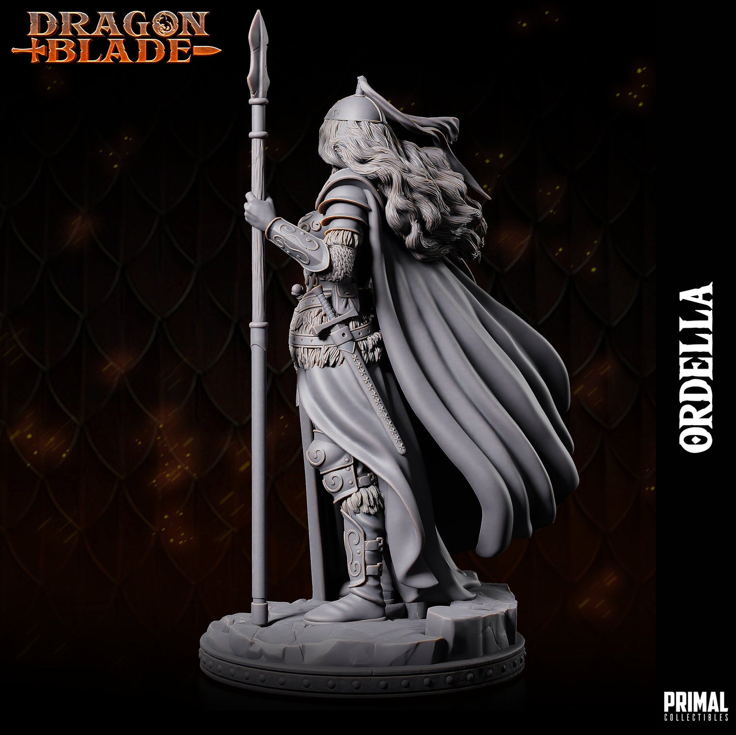Female Knight Ordella | Primal Collectibles | Compatible with D&D/AoS | Fantasy