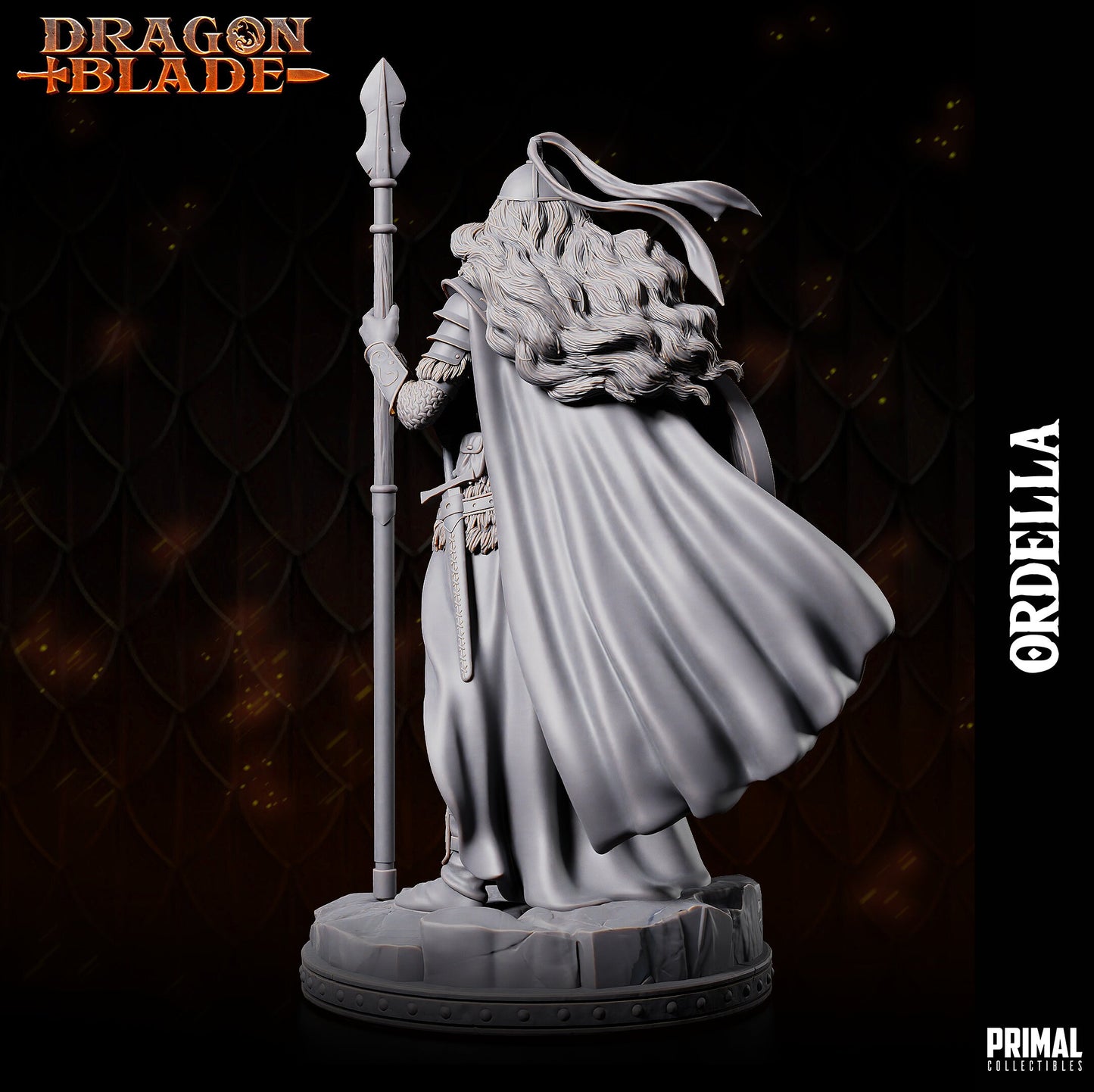Female Knight Ordella | Primal Collectibles | Compatible with D&D/AoS | Fantasy