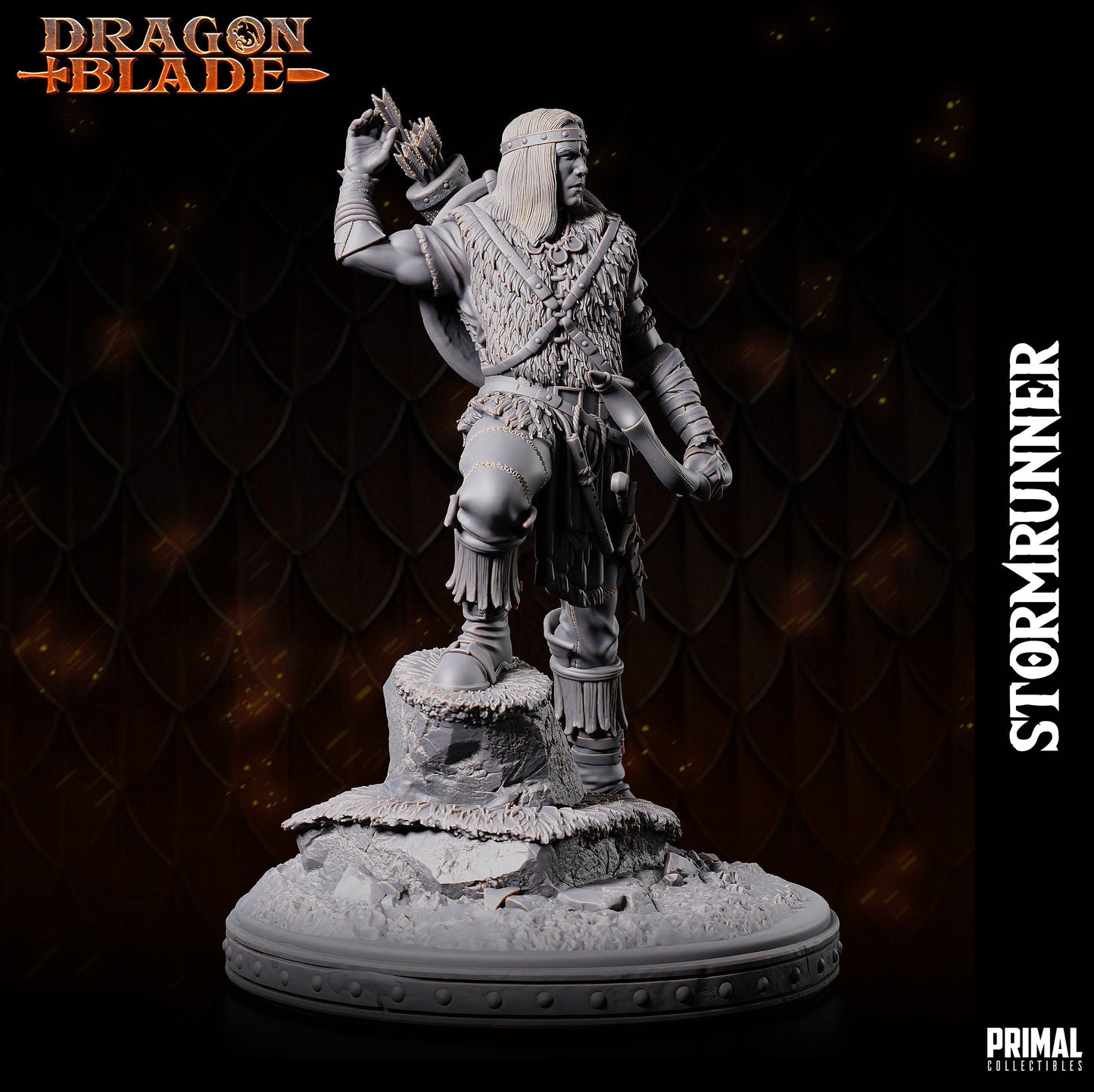 Hunter Stormrunner | Primal Collectibles | Compatible with D&D/AoS | Fantasy