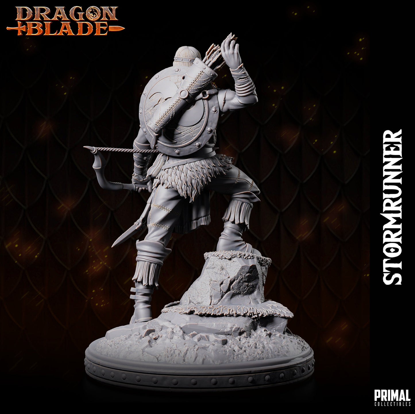 Hunter Stormrunner | Primal Collectibles | Compatible with D&D/AoS | Fantasy