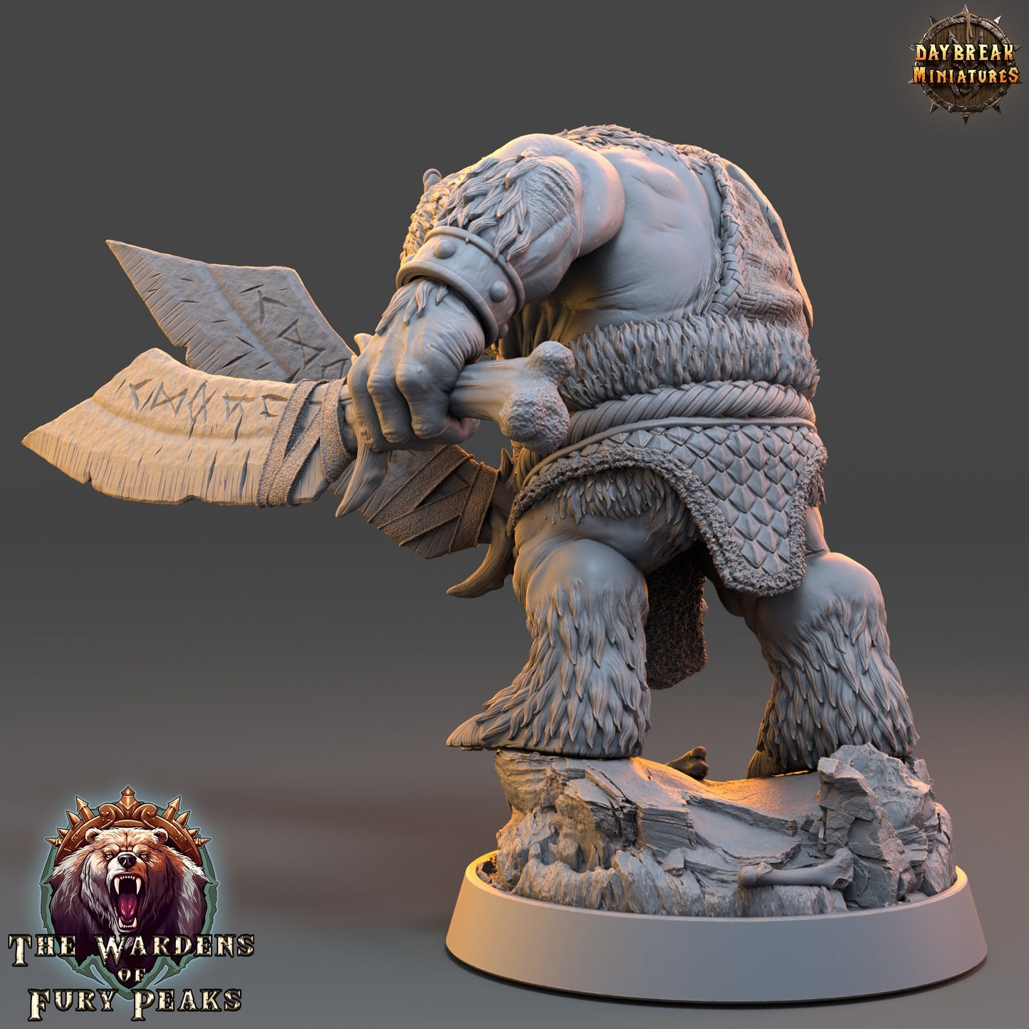 Rana RipClaw Ursine | DayBreak Miniatures | Compatible with D&D/AOS | Fantasy | Tabletop