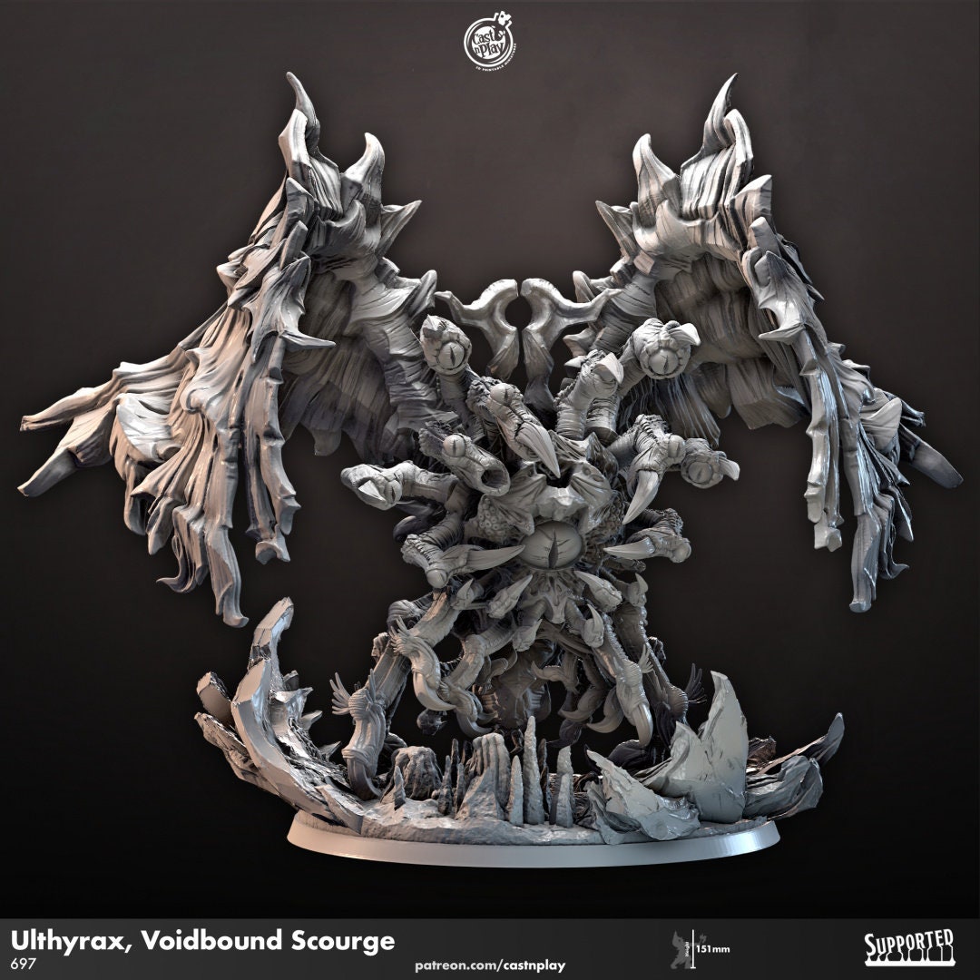 Ulthyrax Voidbound Scourge | CastnPlay | Compatible with D&D/AoS | Fantasy | Tabletop RPG