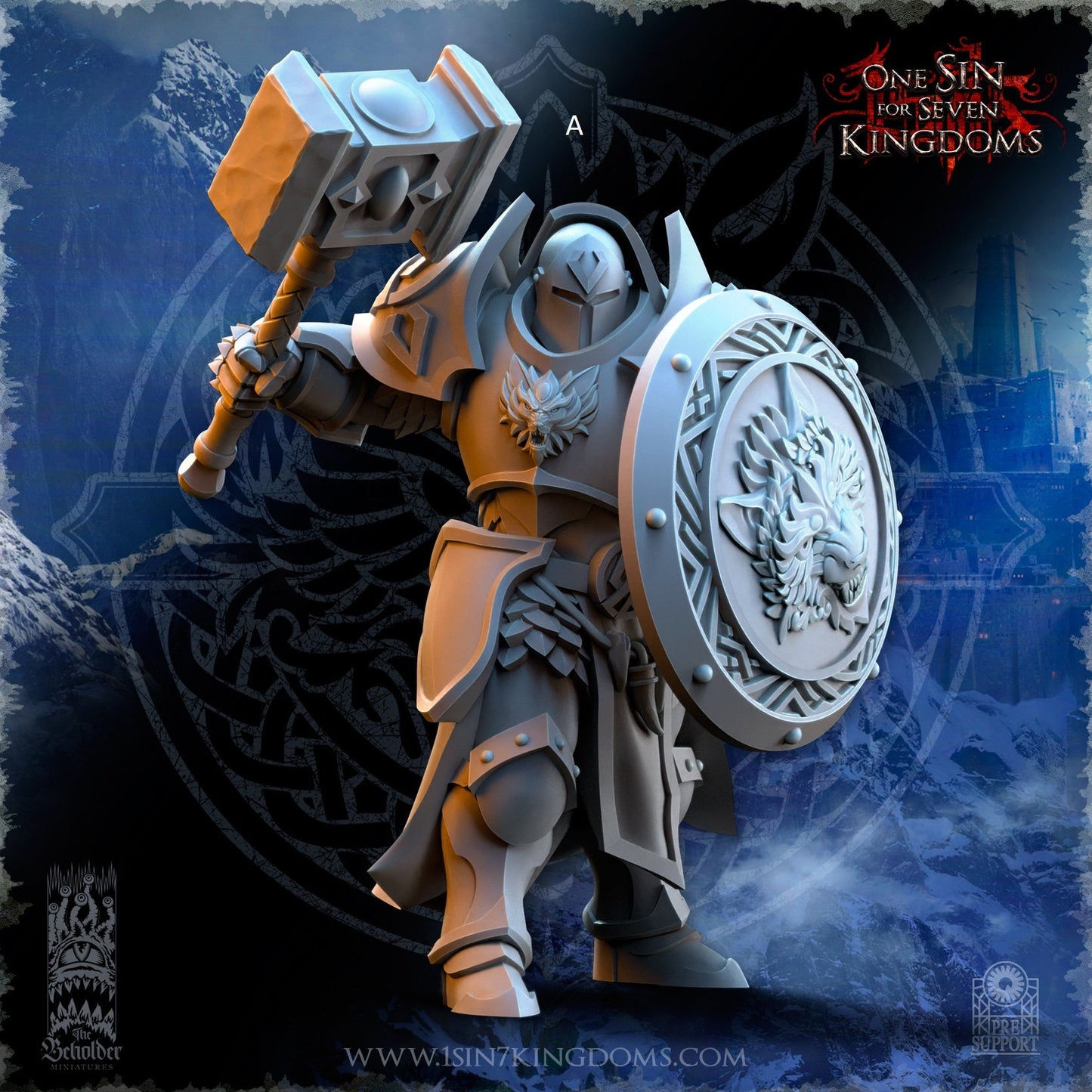 StormWolves Eternals | The Beholder Miniatures | Compatible with D&D/AoS | Fantasy | Tabletop RPG