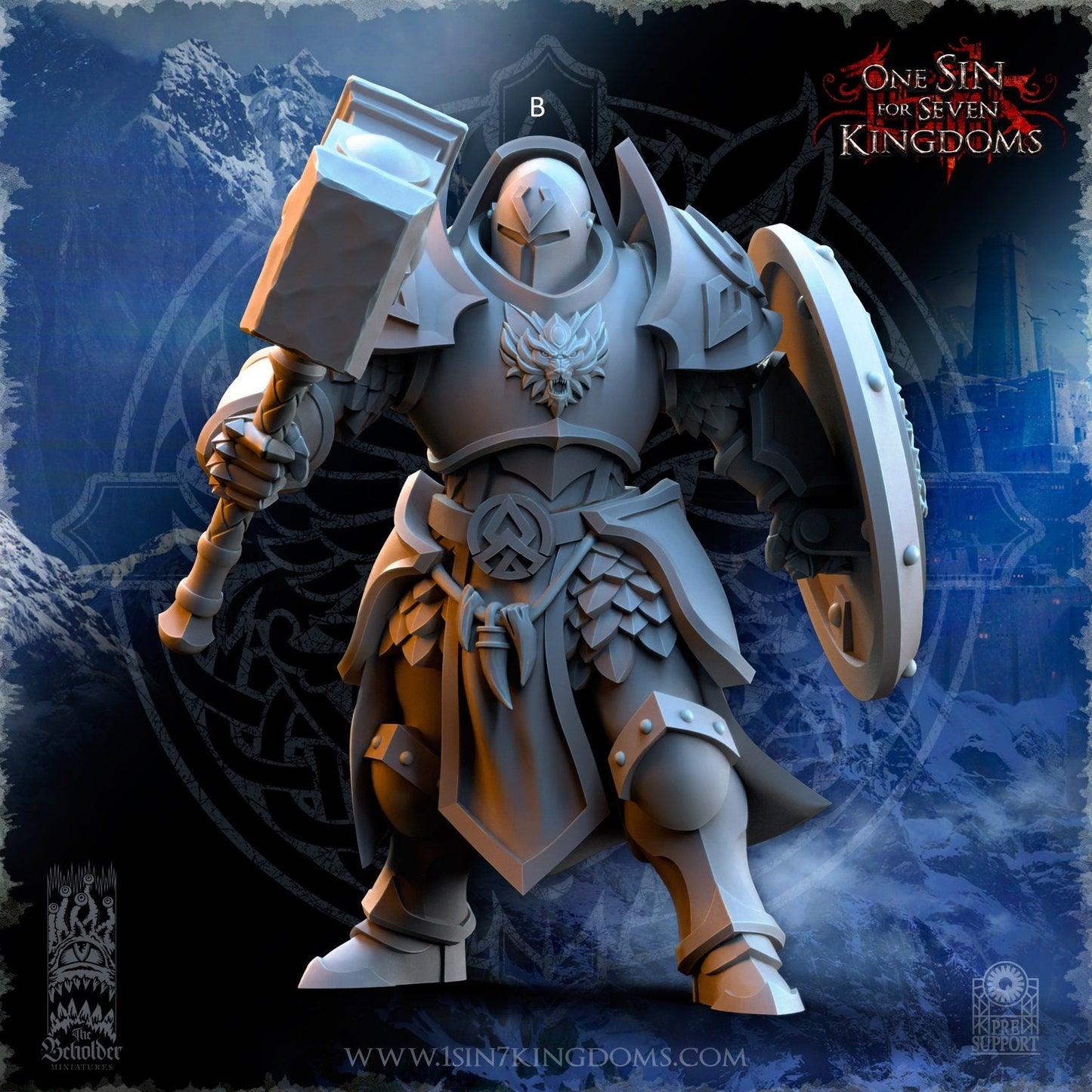 StormWolves Eternals | The Beholder Miniatures | Compatible with D&D/AoS | Fantasy | Tabletop RPG
