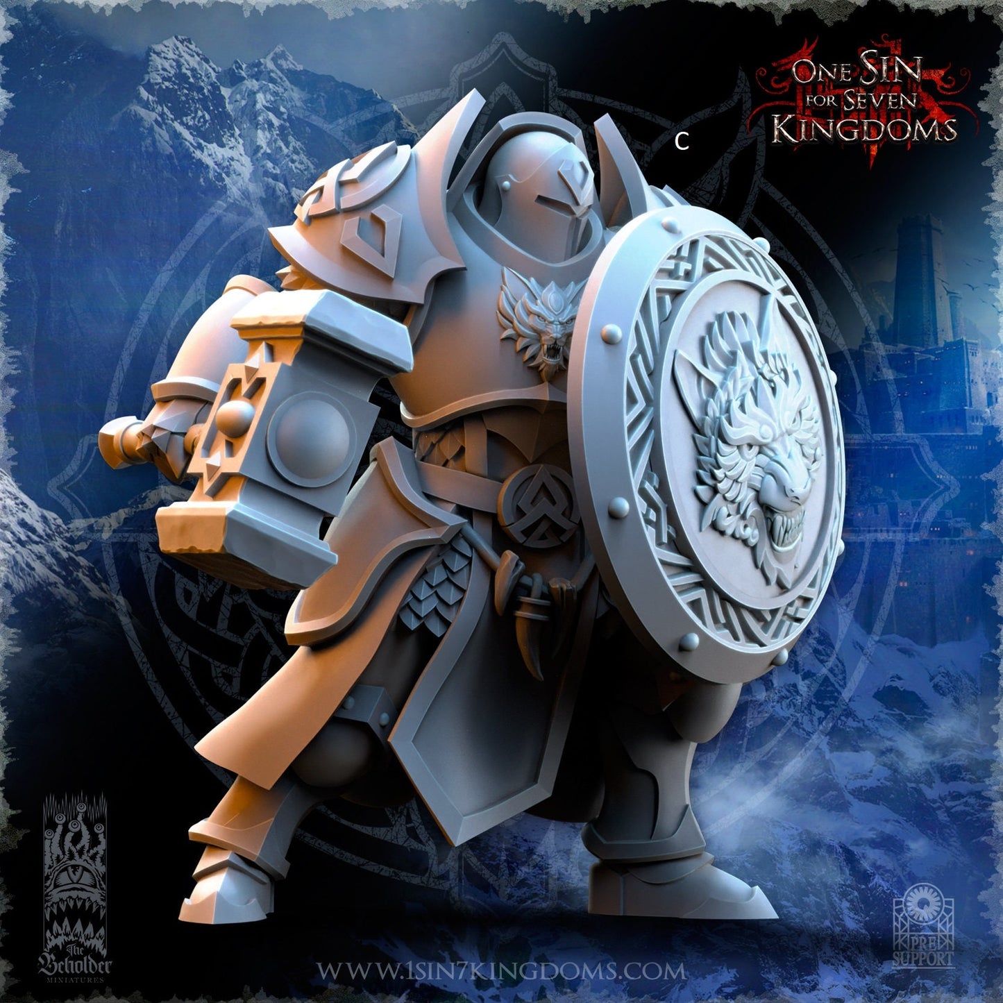 StormWolves Eternals | The Beholder Miniatures | Compatible with D&D/AoS | Fantasy | Tabletop RPG