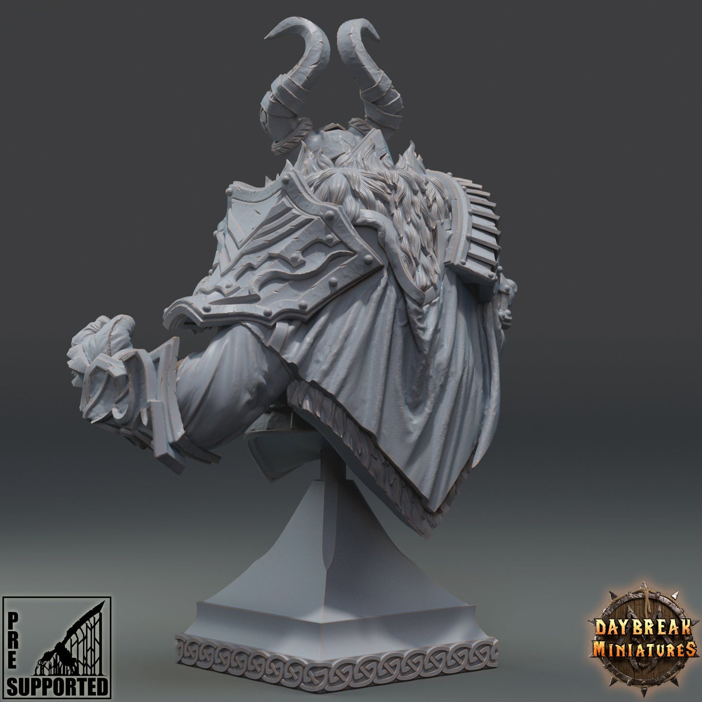Anton Overmars Bust | DayBreak Miniatures | Compatible with D&D/AOS | Fantasy | Tabletop