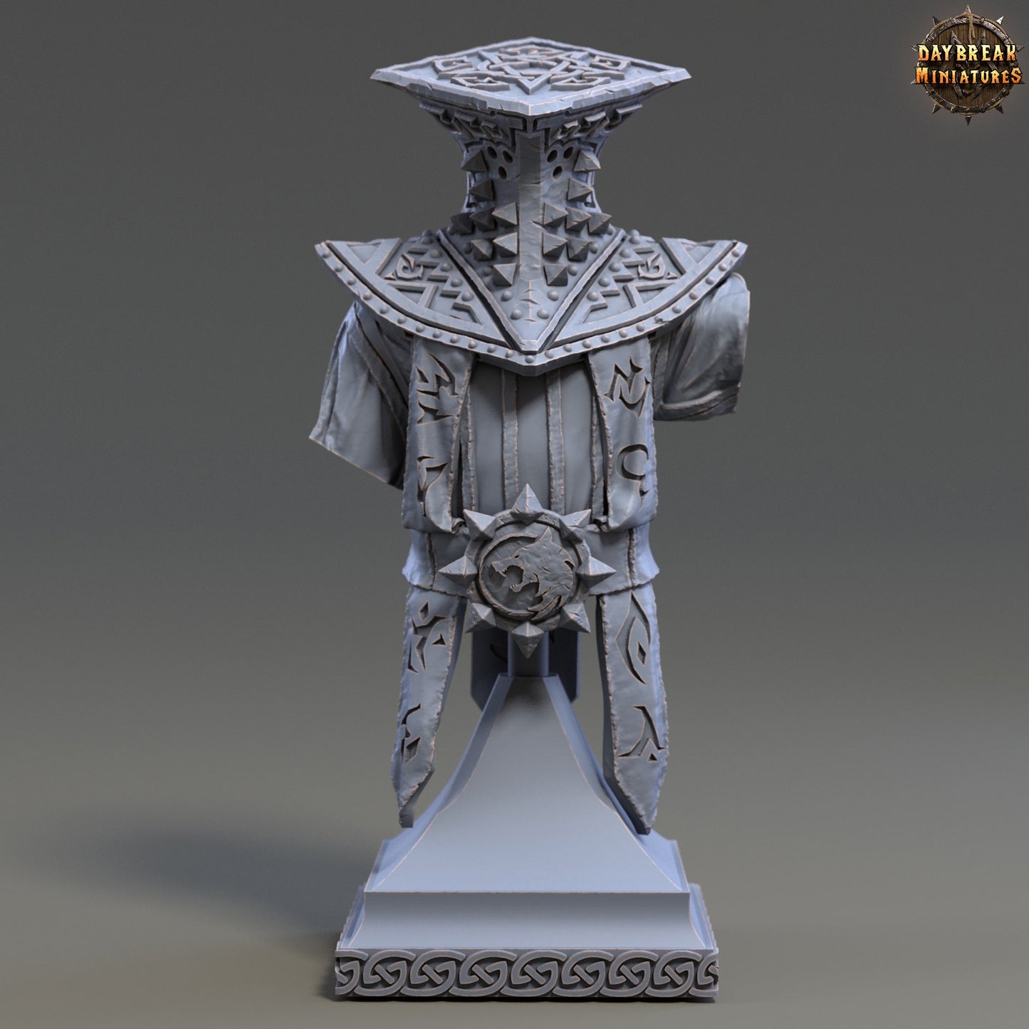 Arch Mage Coronus Bust | DayBreak Miniatures | Compatible with D&D/AOS | Fantasy | Tabletop