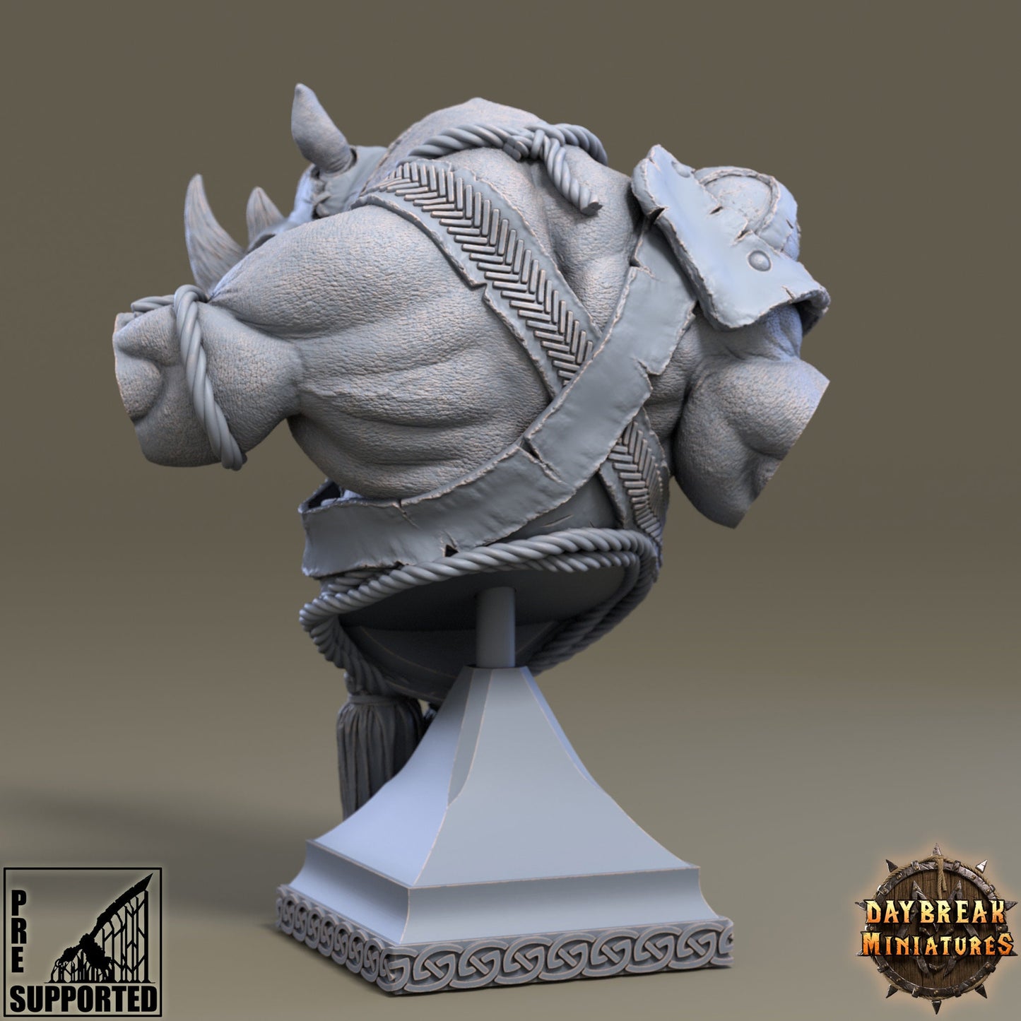 Metroclez Red Gazer Bust | DayBreak Miniatures | Compatible with D&D/AOS | Fantasy | Tabletop