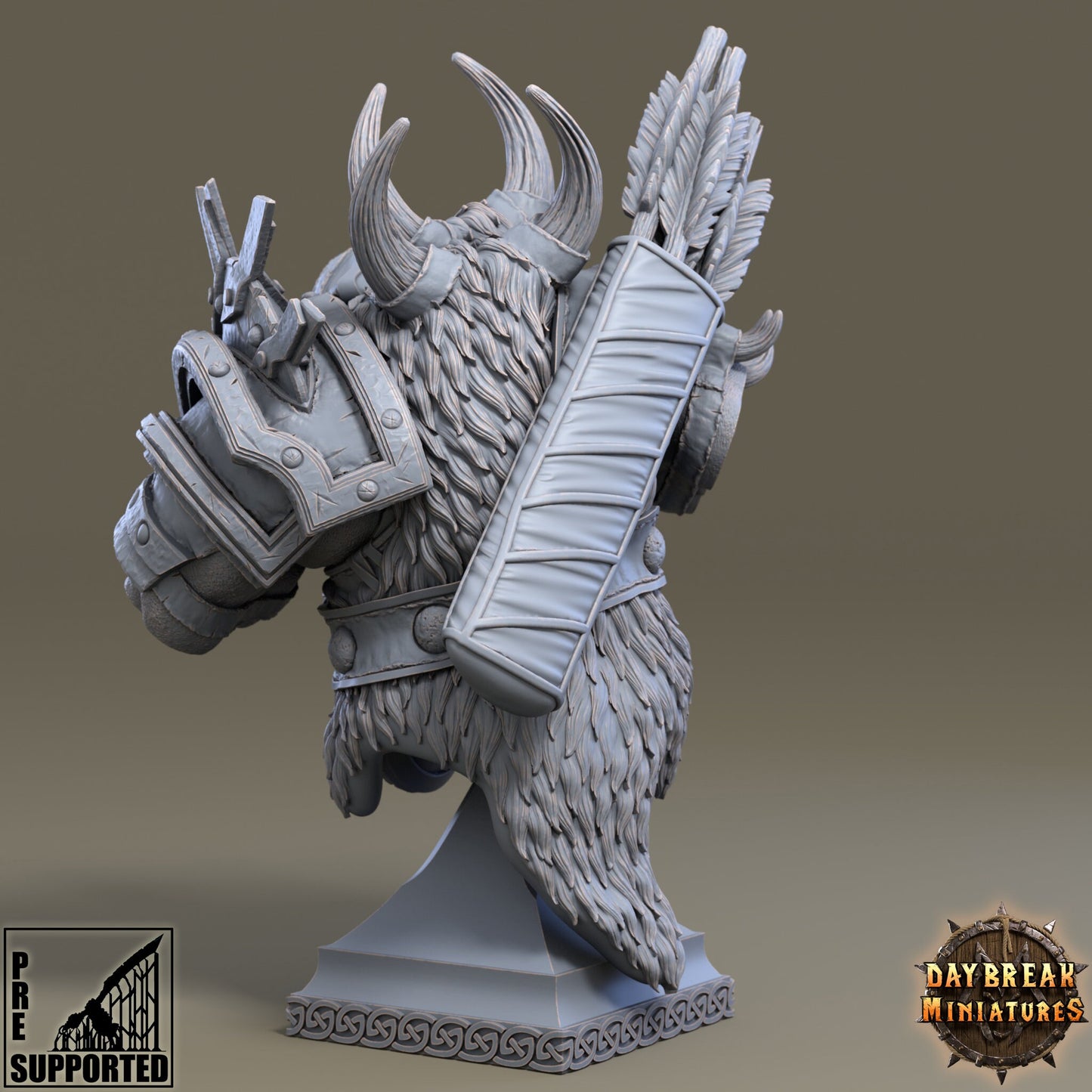 Paakz Reinhold Bust | DayBreak Miniatures | Compatible with D&D/AOS | Fantasy | Tabletop