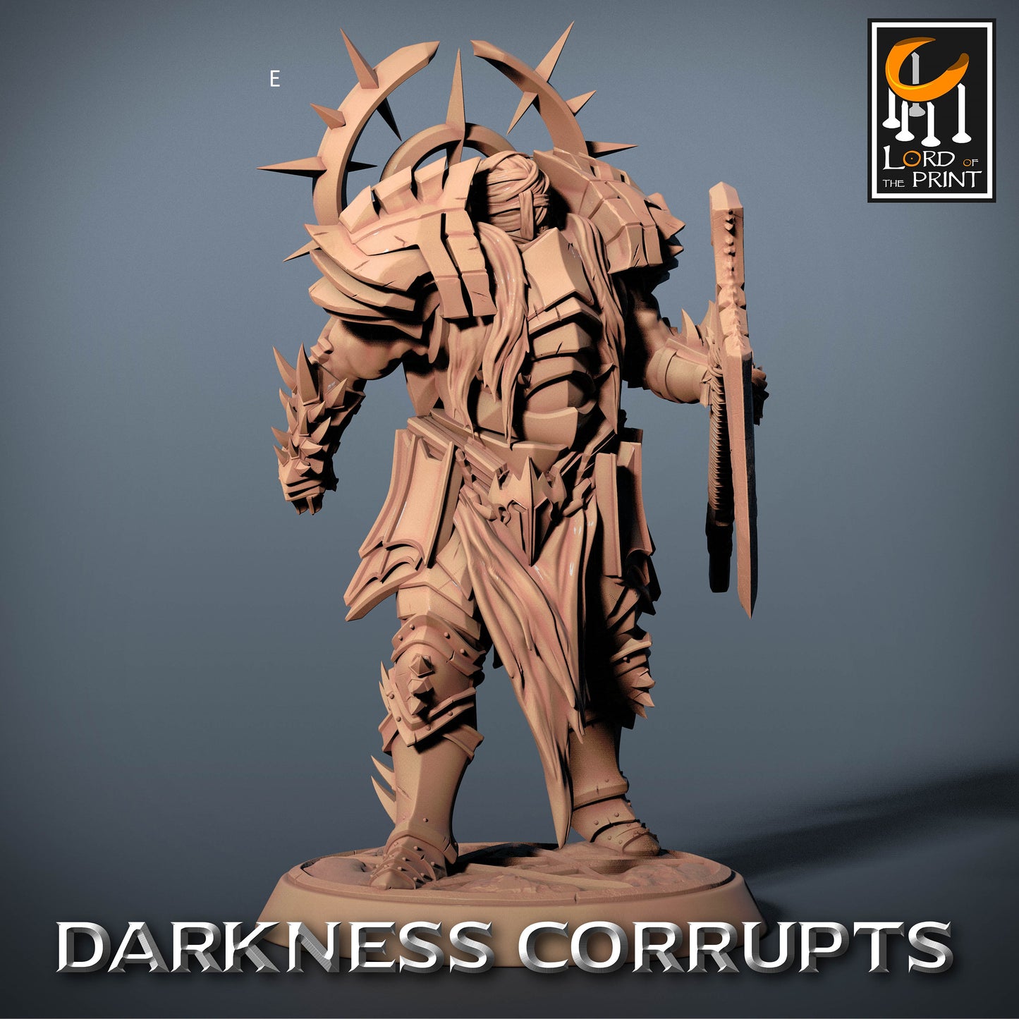 Dark Knight with Scythe | Rescale Miniatures | Compatible with D&D/AoS | Fantasy | Tabletop RPG