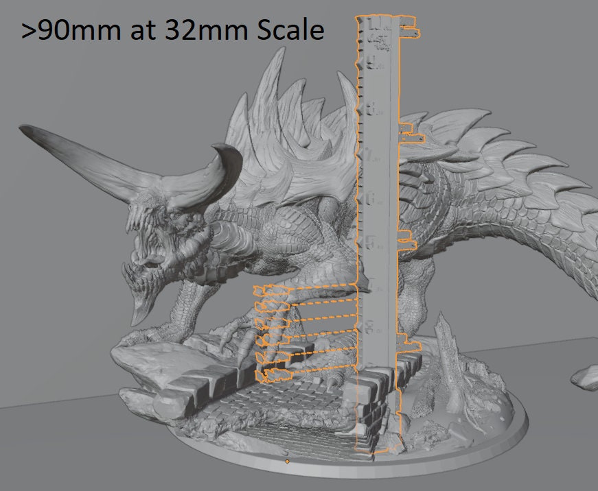 Tarrasque | Rescale Miniatures | Compatible with D&D/AoS | Fantasy | Tabletop RPG