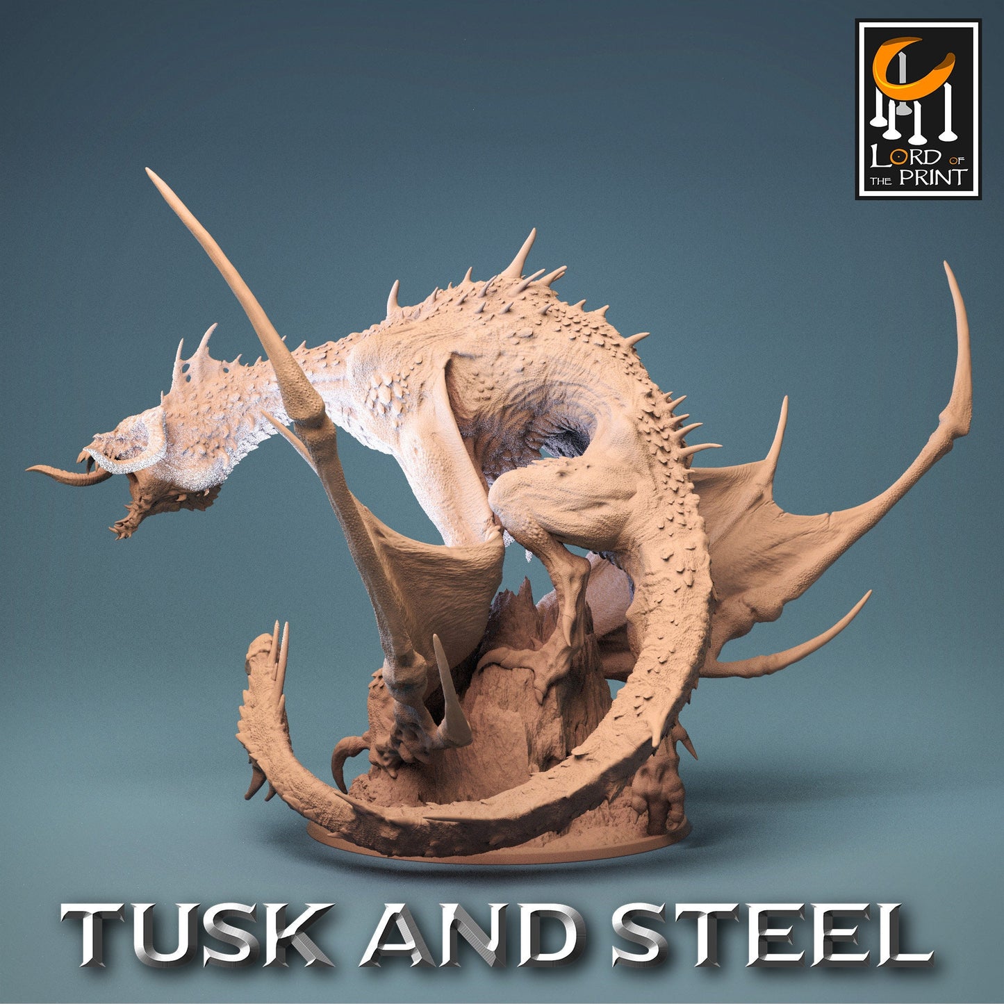 Black Dragon | Rescale Miniatures | Compatible with D&D/AoS | Fantasy | Tabletop RPG