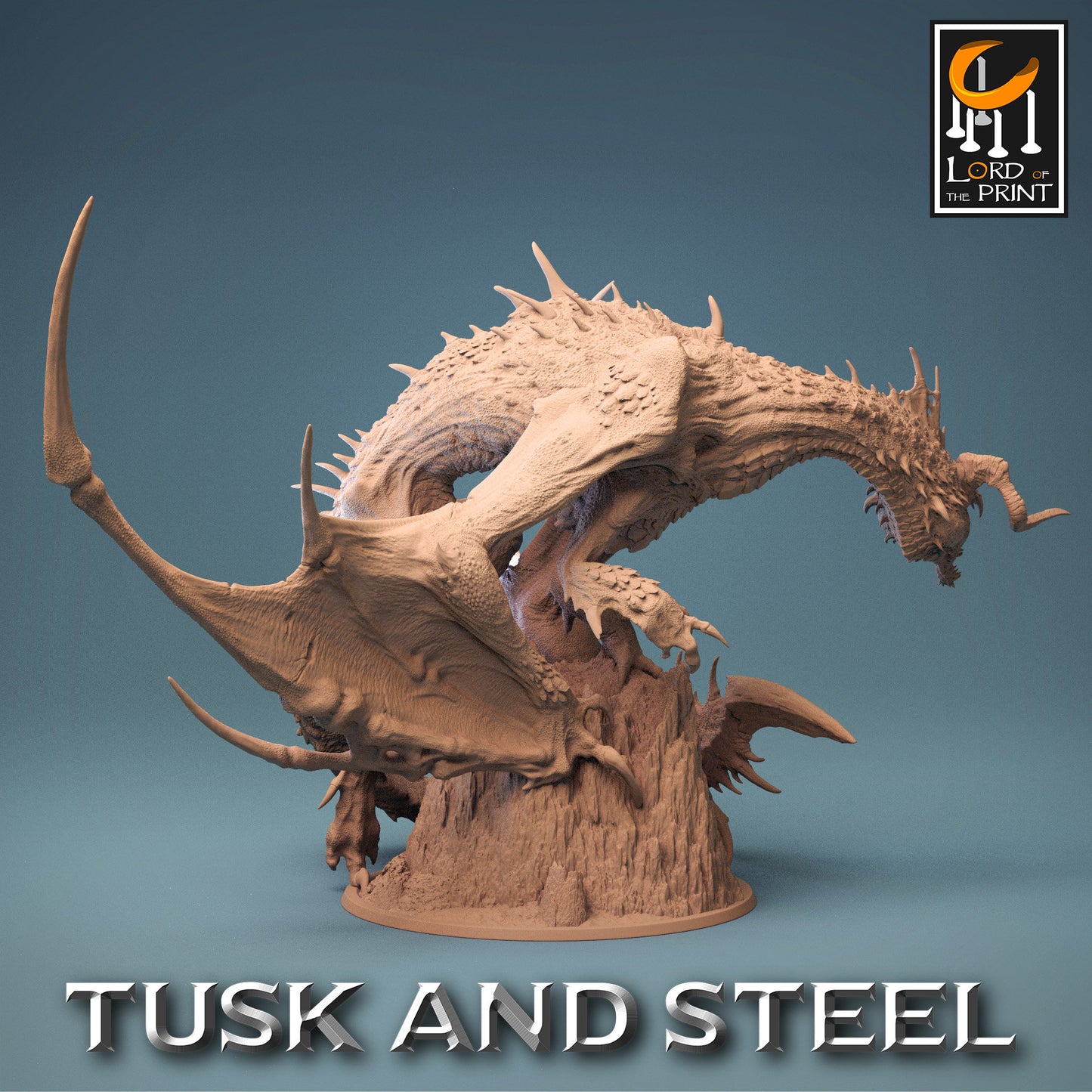 Black Dragon | Rescale Miniatures | Compatible with D&D/AoS | Fantasy | Tabletop RPG