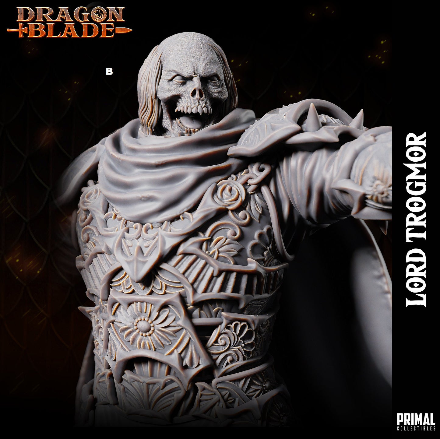 Chaos Lord Trogmor | Primal Collectibles | Compatible with D&D/AoS | Fantasy