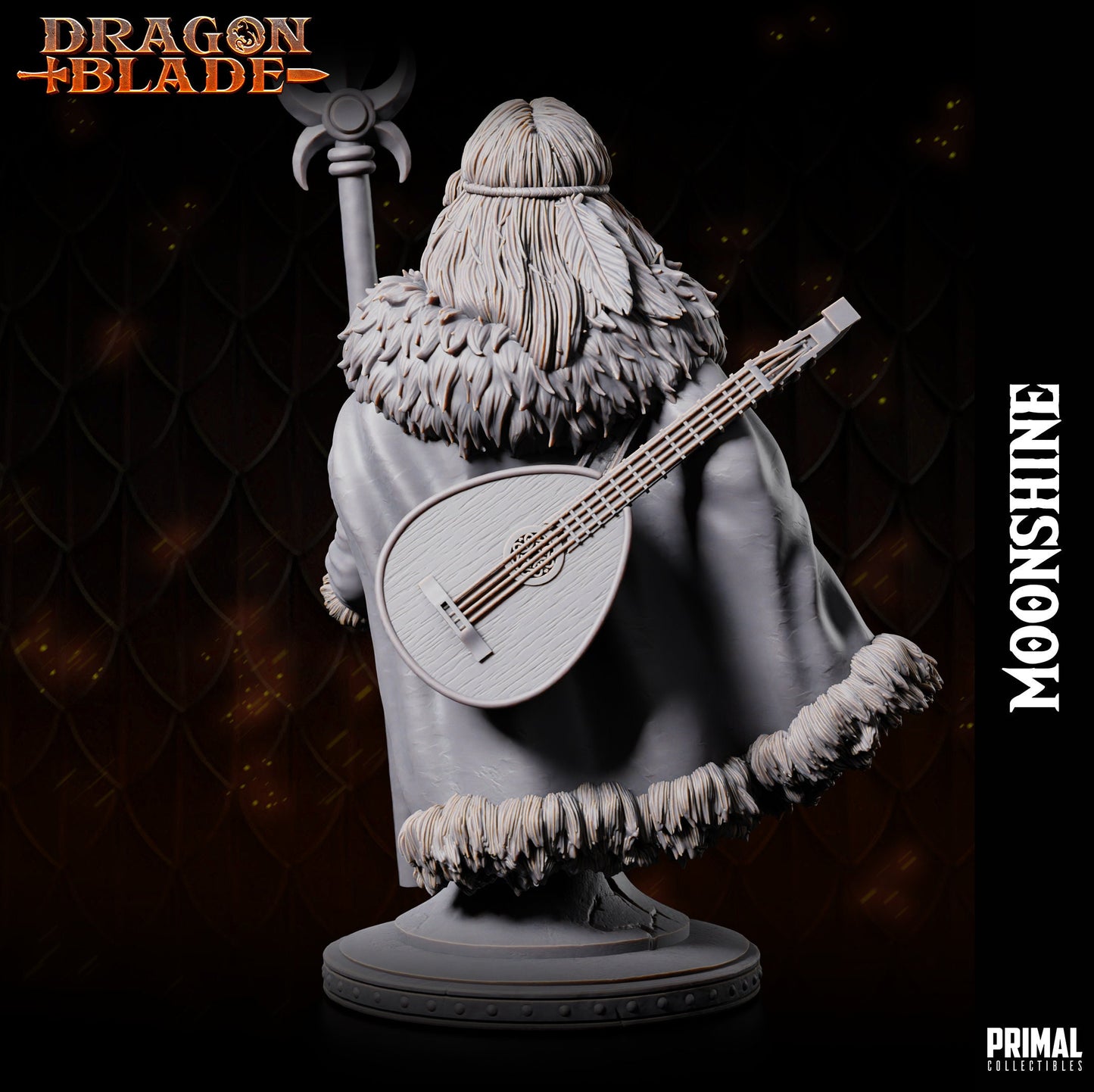 Cleric Moonshine Bust | Primal Collectibles | Compatible with D&D/AoS | Fantasy