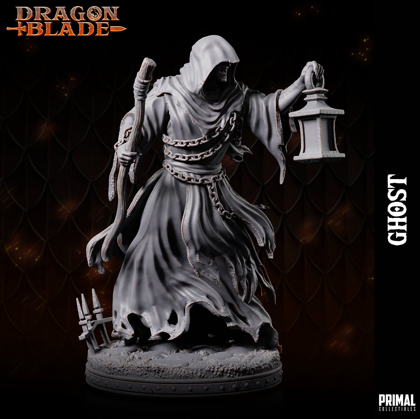 Grave Keeper Ghost | Primal Collectibles | Compatible with D&D/AoS | Fantasy