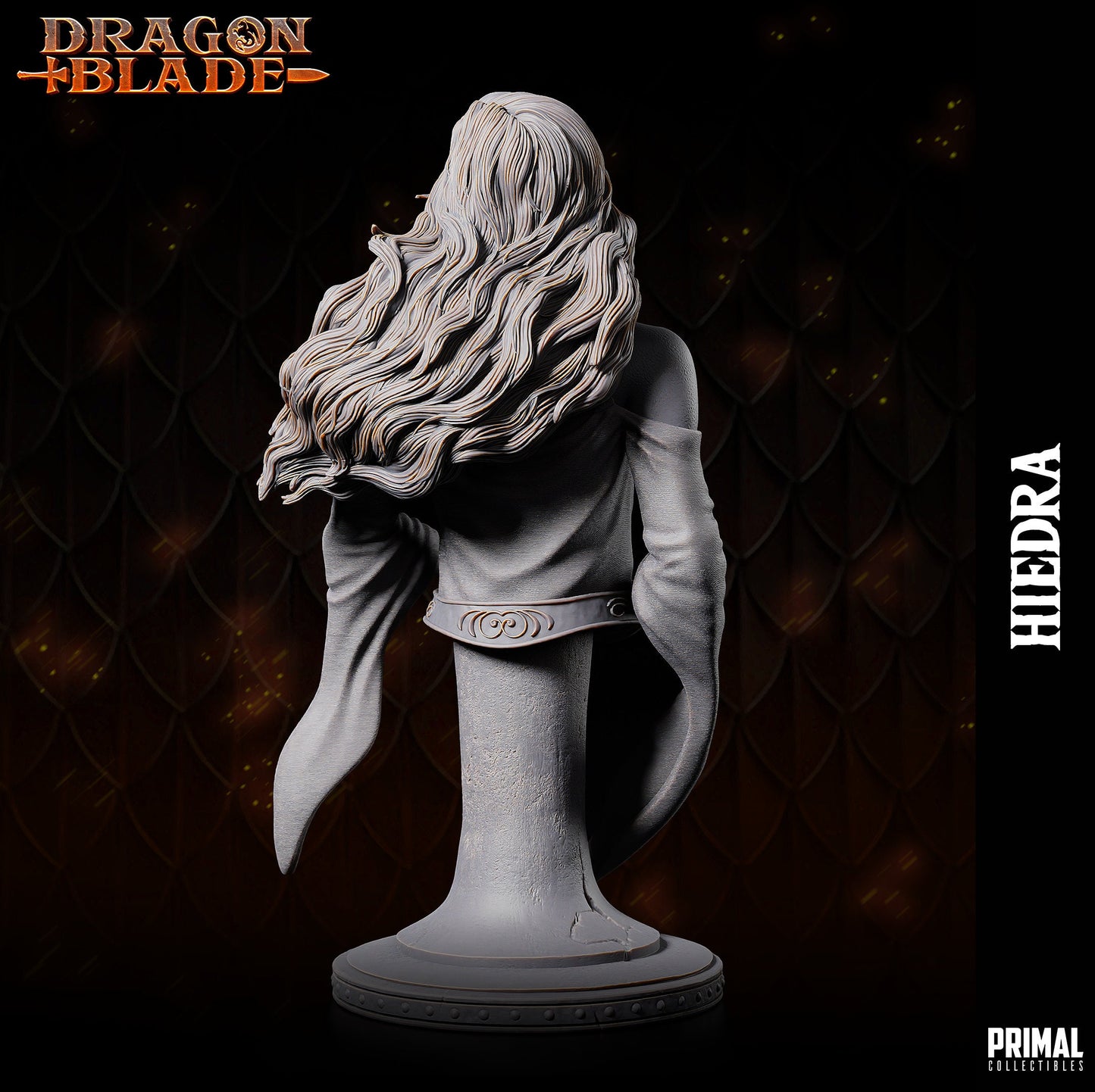 Mystic Hiedra Bust | Primal Collectibles | Compatible with D&D/AoS | Fantasy
