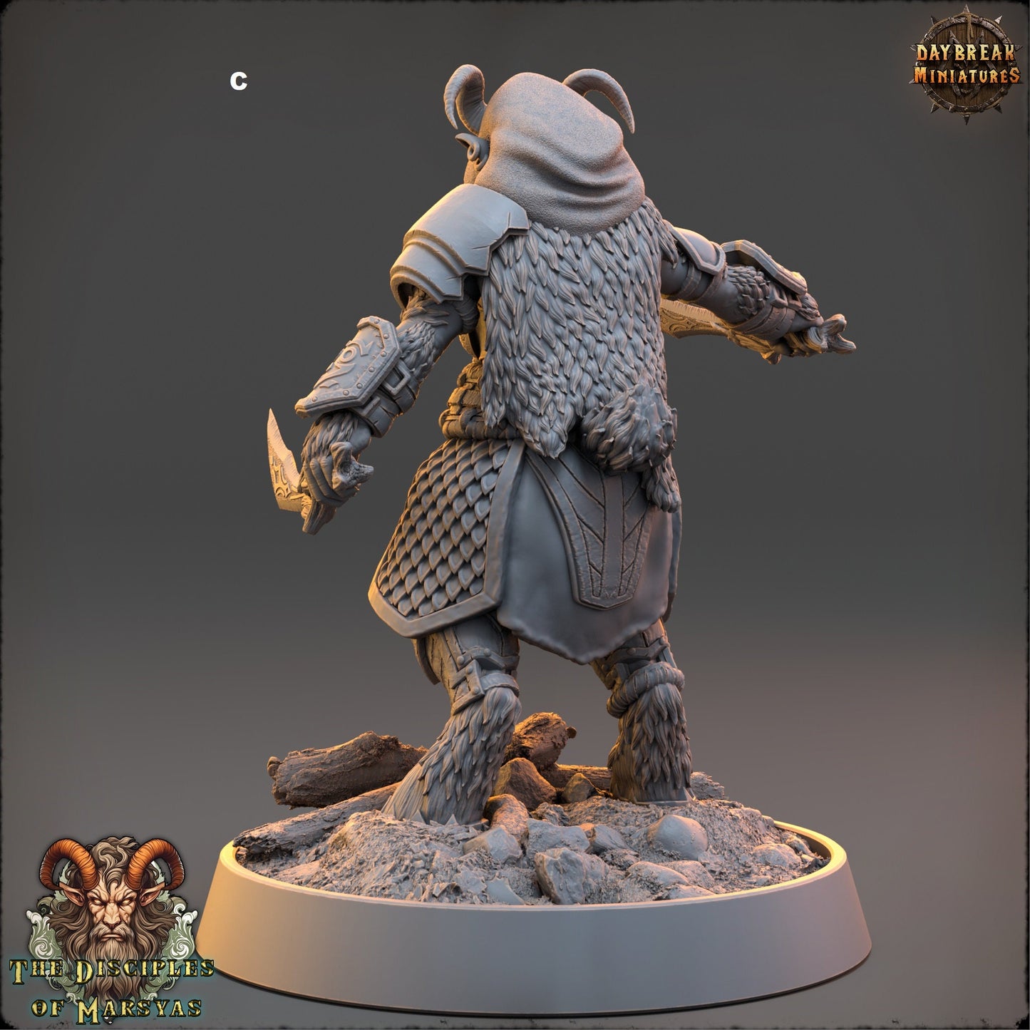 Marsyas Satyrs Female Warriors | DayBreak Miniatures | Compatible with D&D/AOS | Fantasy | Tabletop