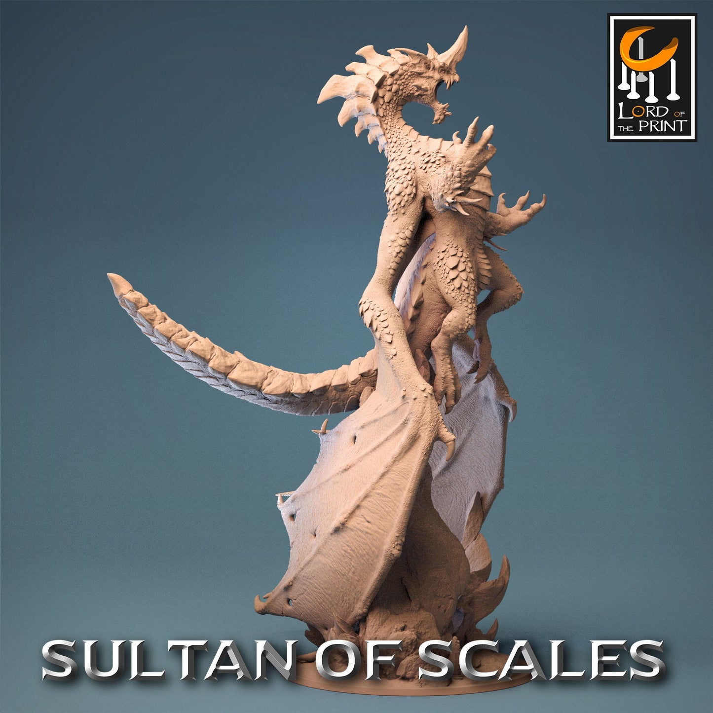 Blue Dragon | Rescale Miniatures | Compatible with D&D/AoS | Fantasy | Tabletop RPG