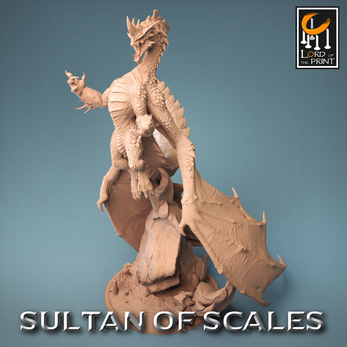 Blue Dragon | Rescale Miniatures | Compatible with D&D/AoS | Fantasy | Tabletop RPG