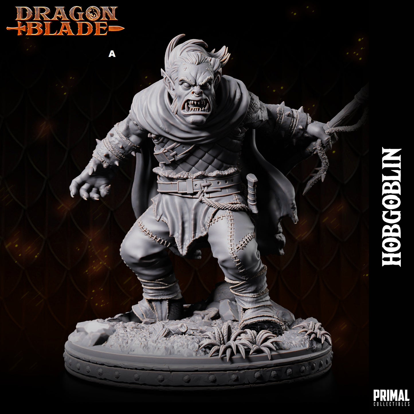 HobGoblin Warrior | Primal Collectibles | Compatible with D&D/AoS | Fantasy