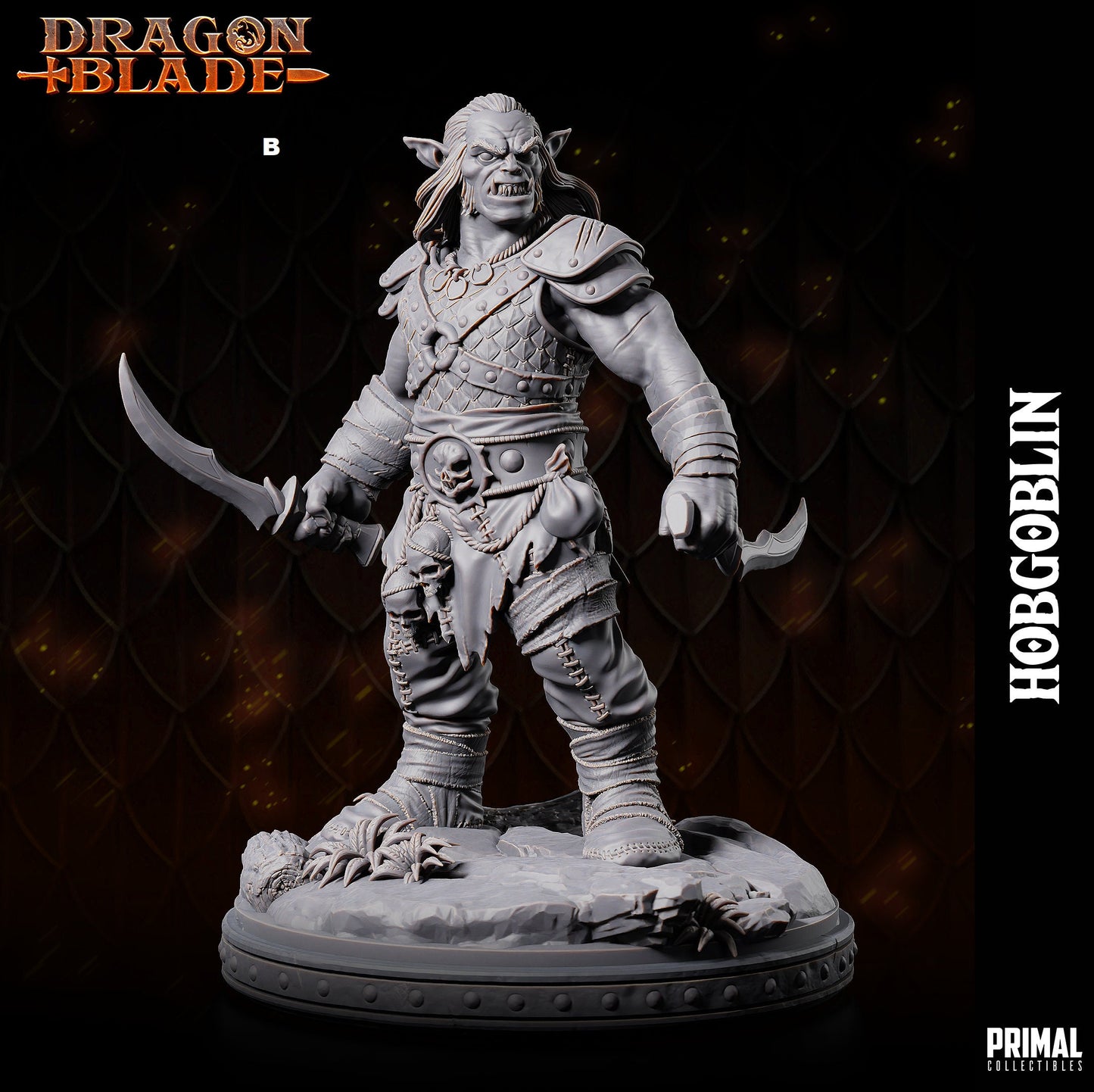 HobGoblin Warrior | Primal Collectibles | Compatible with D&D/AoS | Fantasy