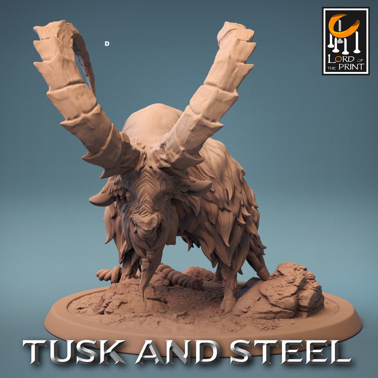 Wild Goat | Rescale Miniatures | Compatible with D&D/AoS | Fantasy | Tabletop RPG