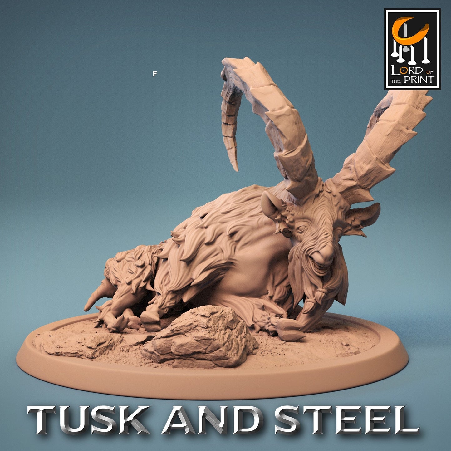 Wild Goat | Rescale Miniatures | Compatible with D&D/AoS | Fantasy | Tabletop RPG