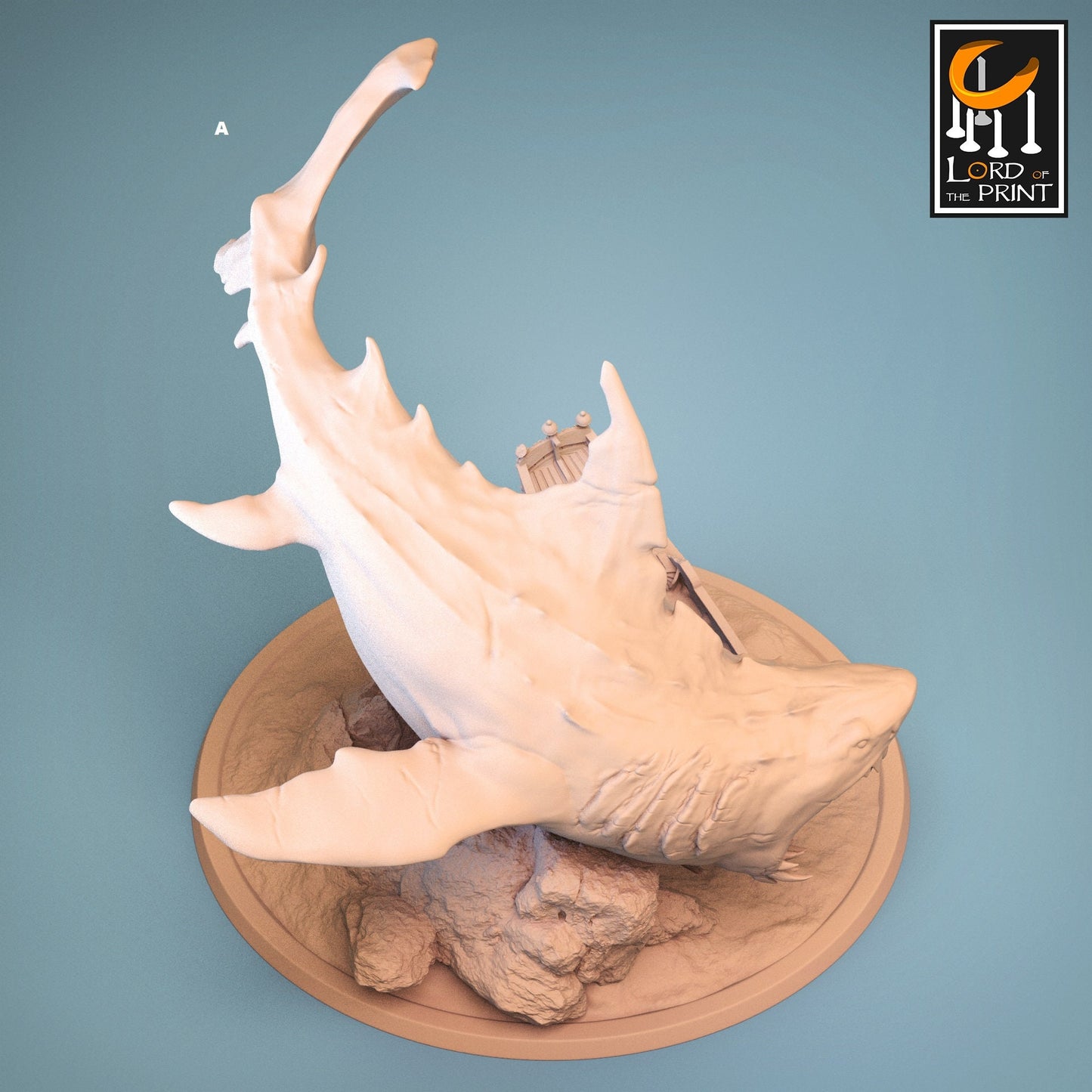 Megalodon | Rescale Miniatures | Compatible with D&D/AoS | Fantasy | Tabletop RPG