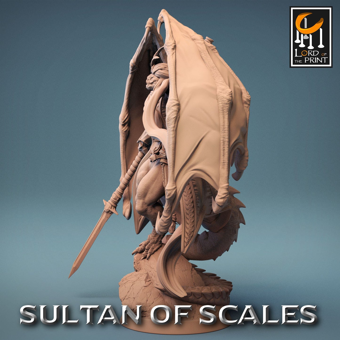 DragonBorn Defender | Rescale Miniatures | Compatible with D&D/AoS | Fantasy | Tabletop RPG