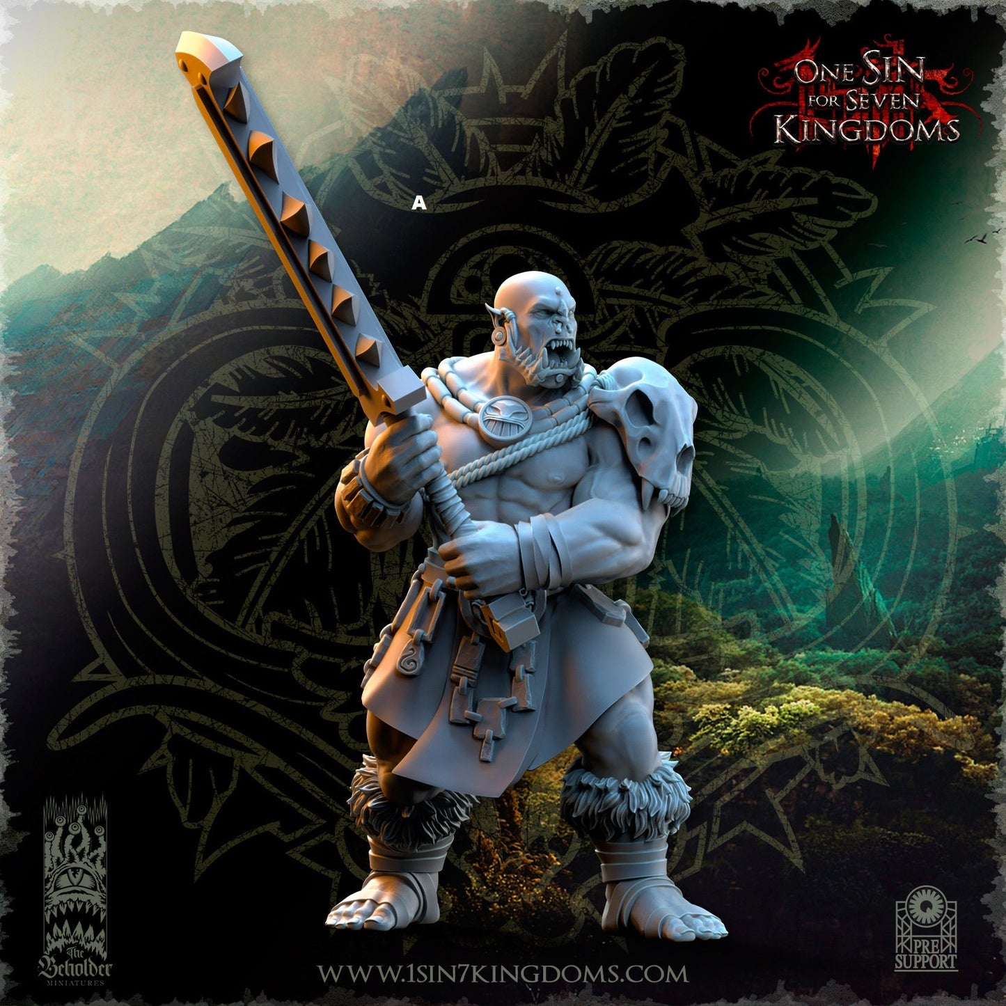 Savage Orc Archers Command | The Beholder Miniatures | Compatible with D&D/AoS | Fantasy | Tabletop RPG
