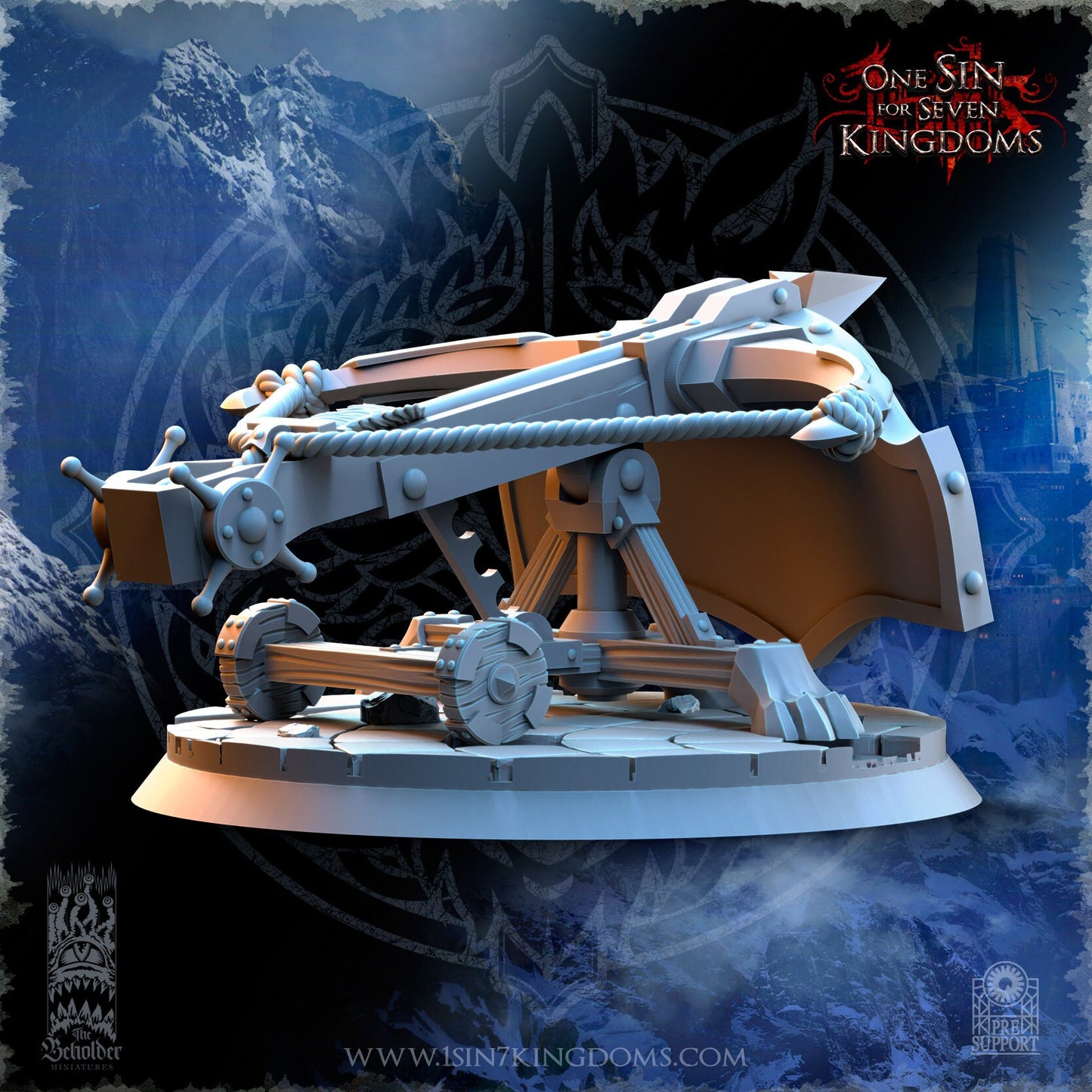 StormWolves Bolt Launcher | The Beholder Miniatures | Compatible with D&D/AoS | Fantasy | Tabletop RPG