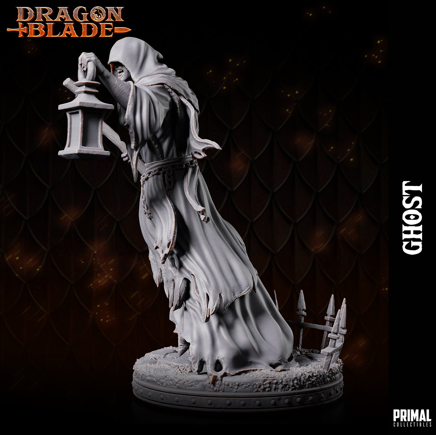 Grave Keeper Ghost | Primal Collectibles | Compatible with D&D/AoS | Fantasy