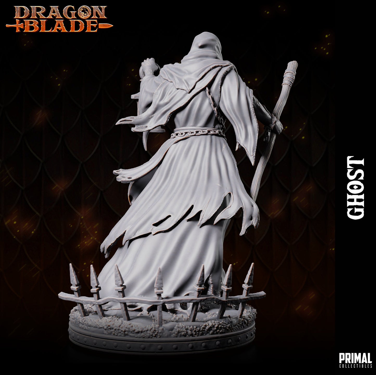 Grave Keeper Ghost | Primal Collectibles | Compatible with D&D/AoS | Fantasy