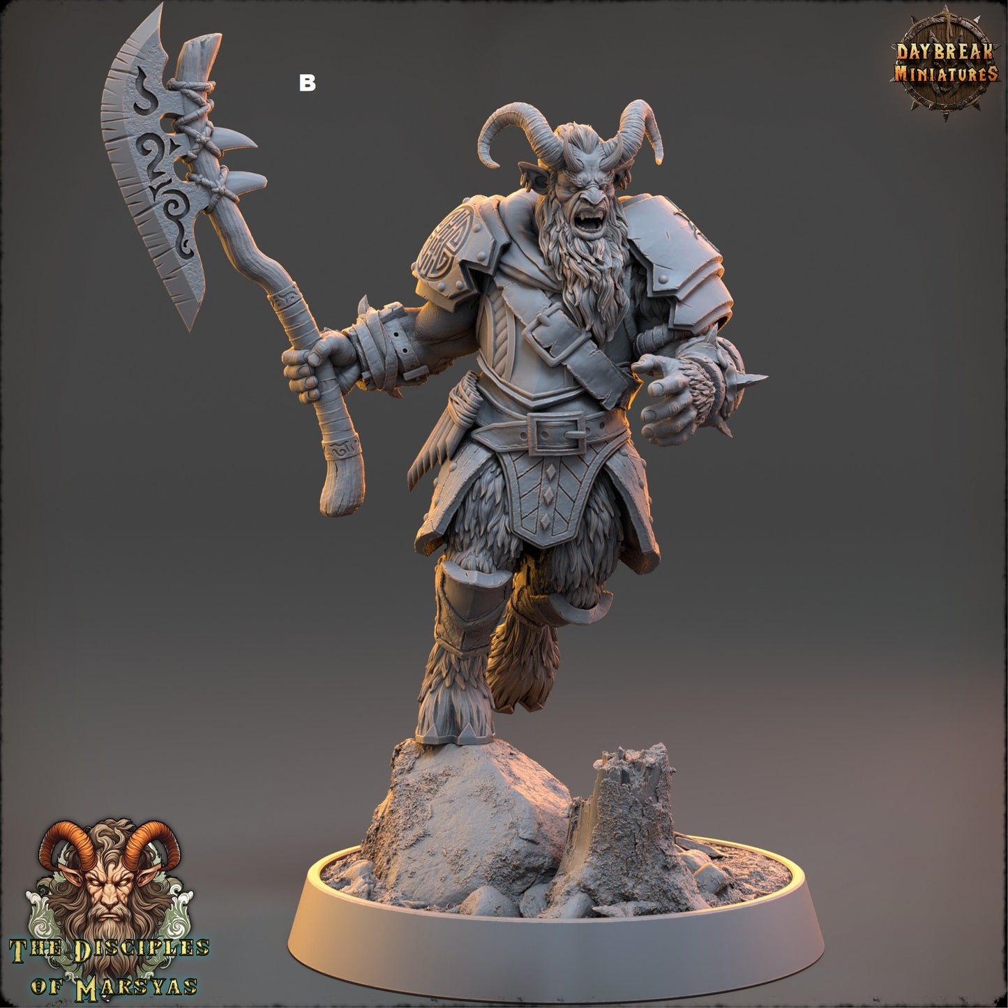 Marsyas Satyrs Brutes | DayBreak Miniatures | Compatible with D&D/AOS | Fantasy | Tabletop