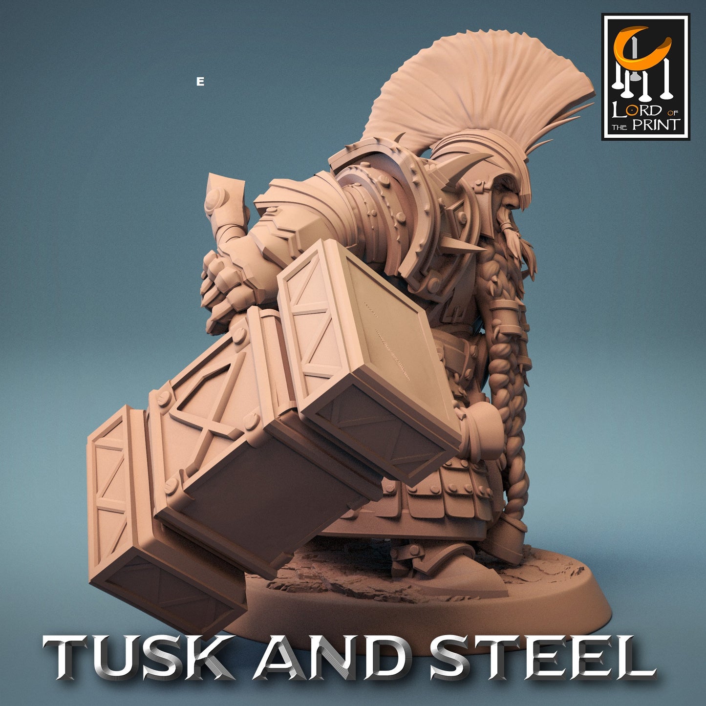 Dwarf Warrior Heavy Armour | Rescale Miniatures | Compatible with D&D/AoS | Fantasy | Tabletop RPG