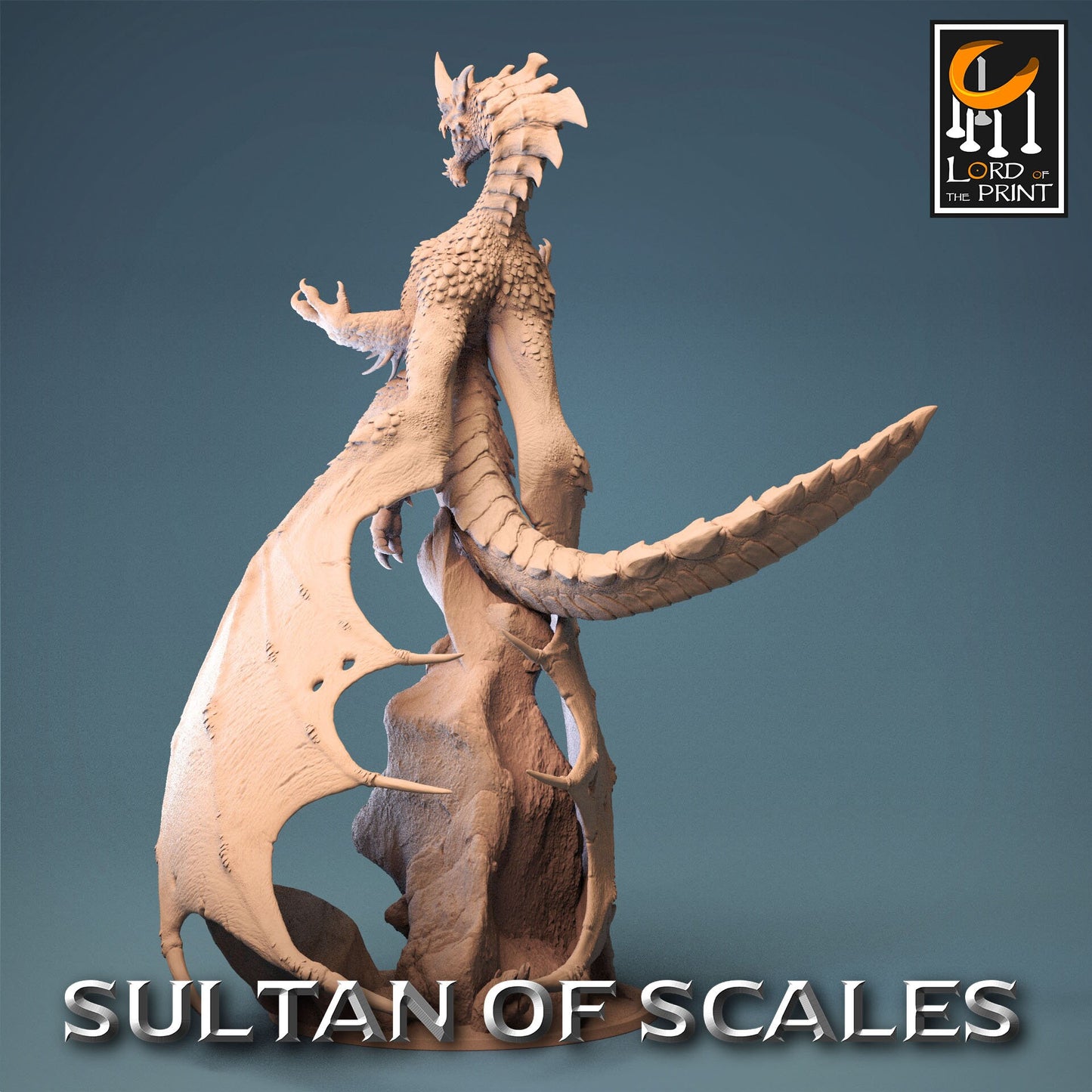 Blue Dragon | Rescale Miniatures | Compatible with D&D/AoS | Fantasy | Tabletop RPG