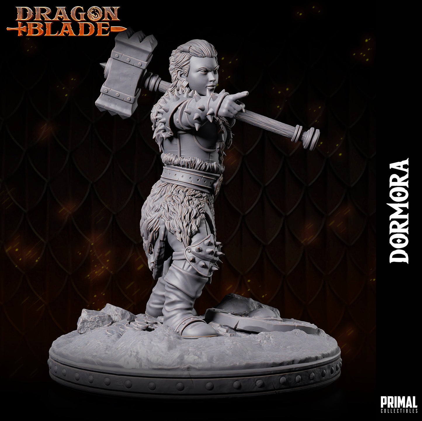 Female Chaos Dwarf Dormora | Primal Collectibles | Compatible with D&D/AoS | Fantasy