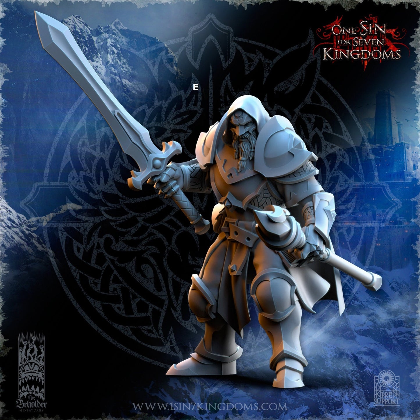 StormWolves Howlers Sword and Staff | The Beholder Miniatures | Compatible with D&D/AoS | Fantasy | Tabletop RPG