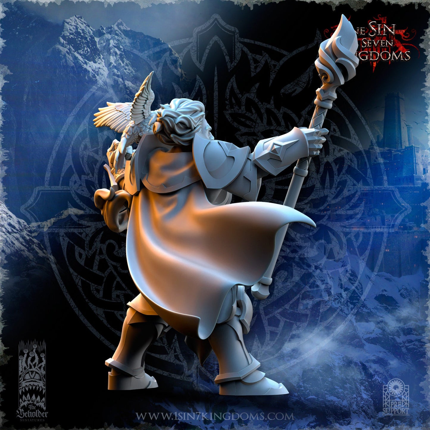 StormWolves Howlers Commander Ihsahn | The Beholder Miniatures | Compatible with D&D/AoS | Fantasy | Tabletop RPG